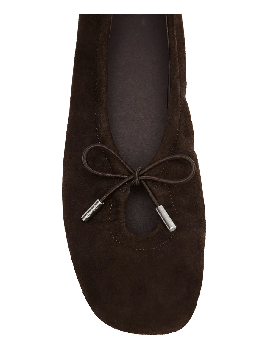 ALOHAS - Rosalind Recycled Leather Ballet Flats - special occasions - brown - 2