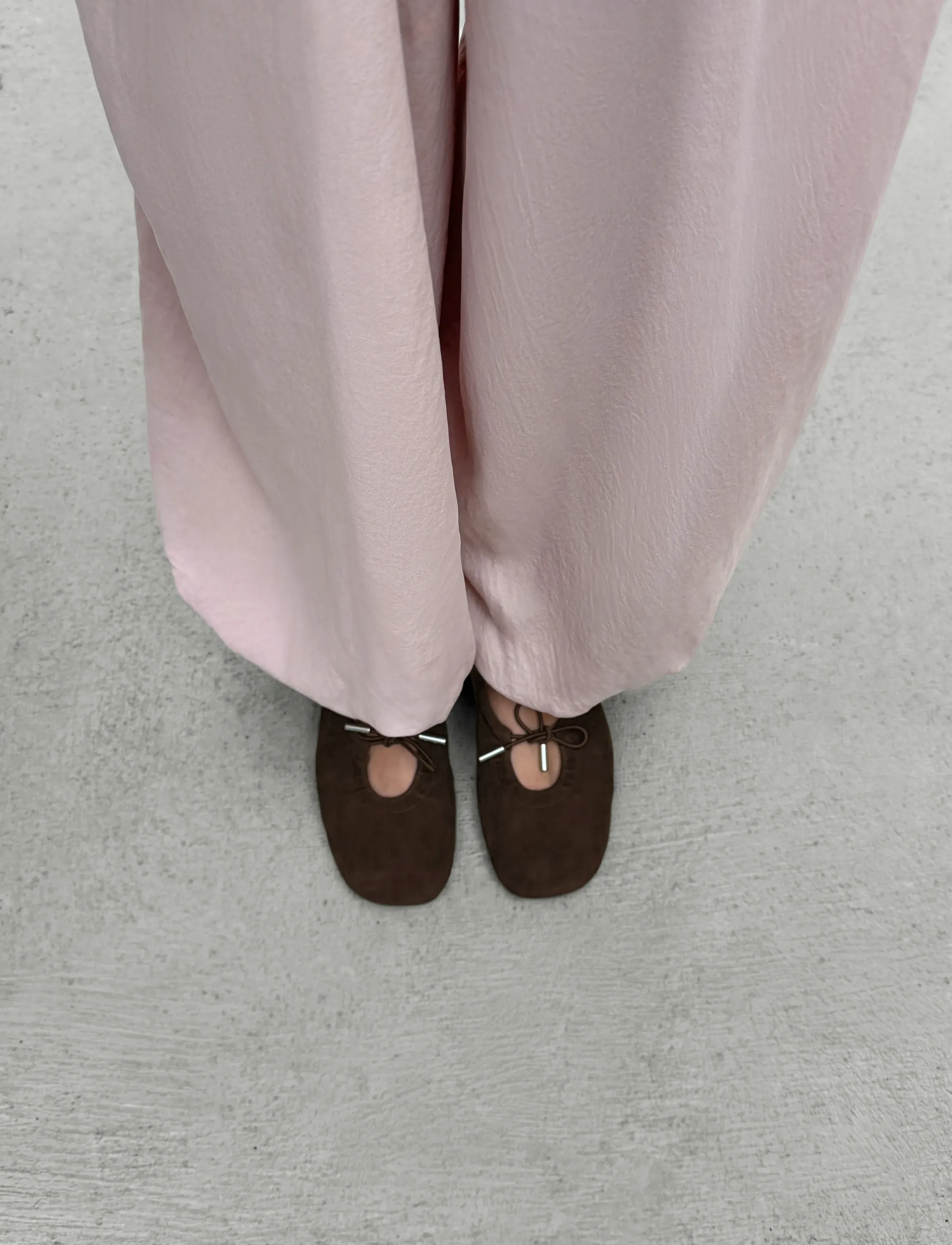 ALOHAS Rosalind Recycled Brown Leather Ballet Flats, 41, Brown, Sko > Ballerinaer, Dame