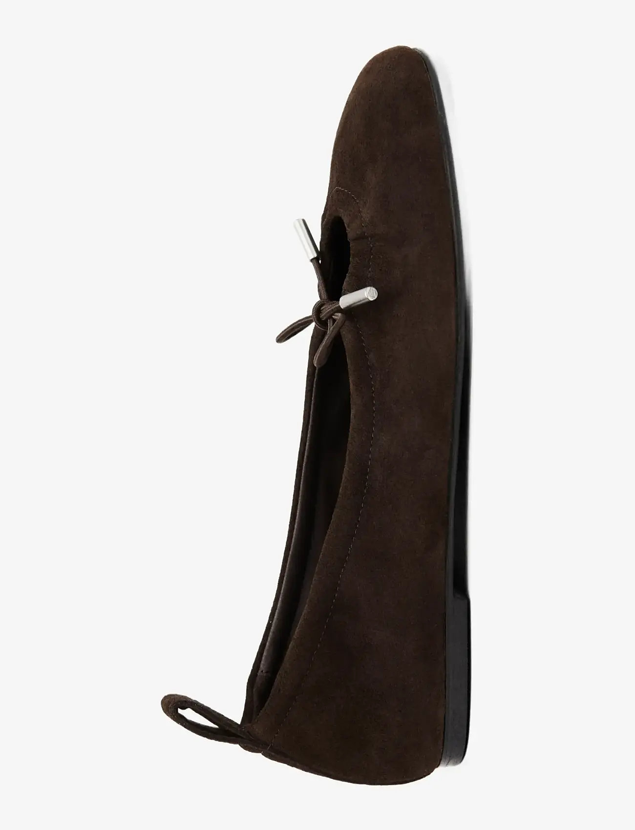 ALOHAS - Rosalind Recycled Brown Leather Ballet Flats - særlige begivenheder - brown - 3