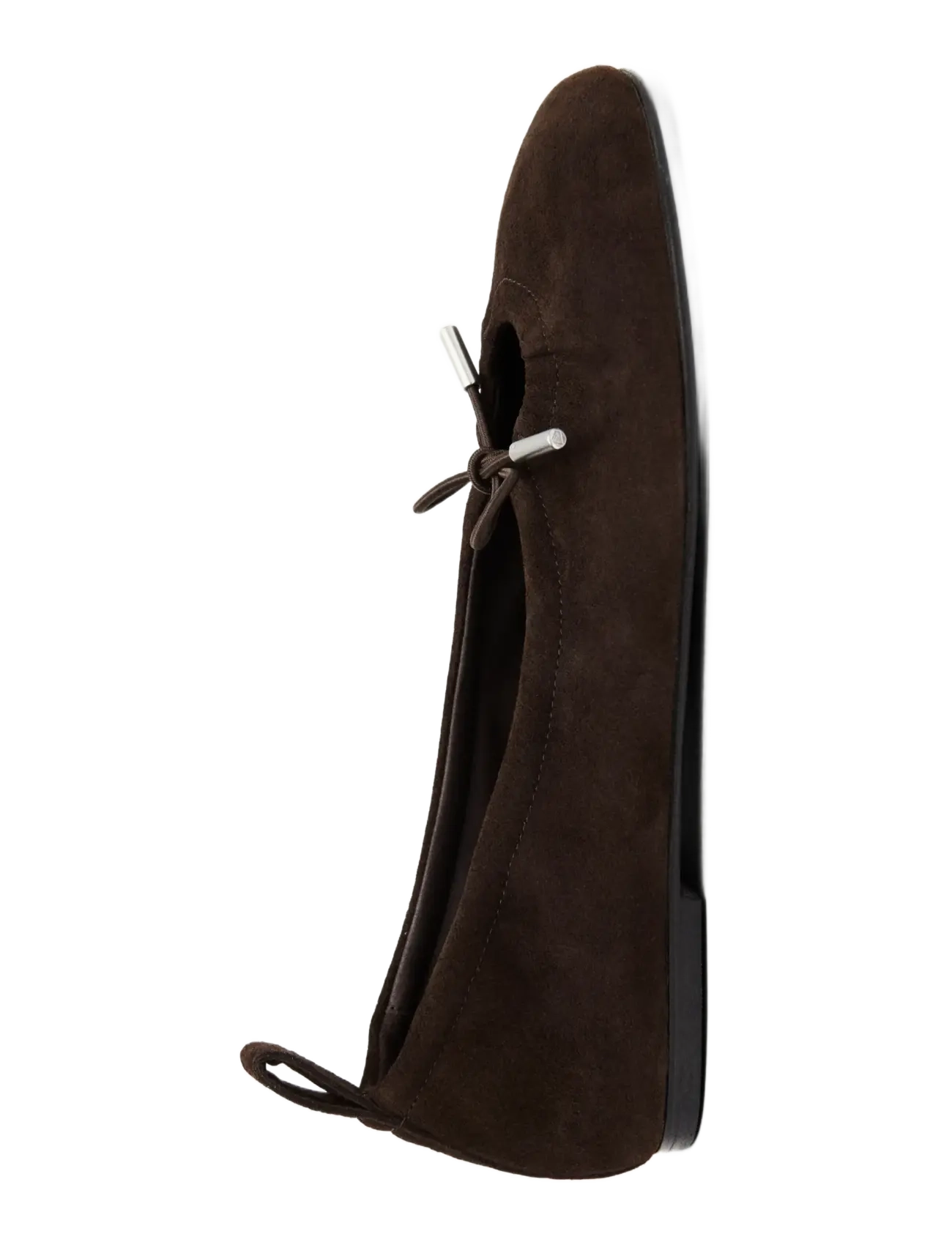 ALOHAS - Rosalind Recycled Brown Leather Ballet Flats - special occasions - brown - 3