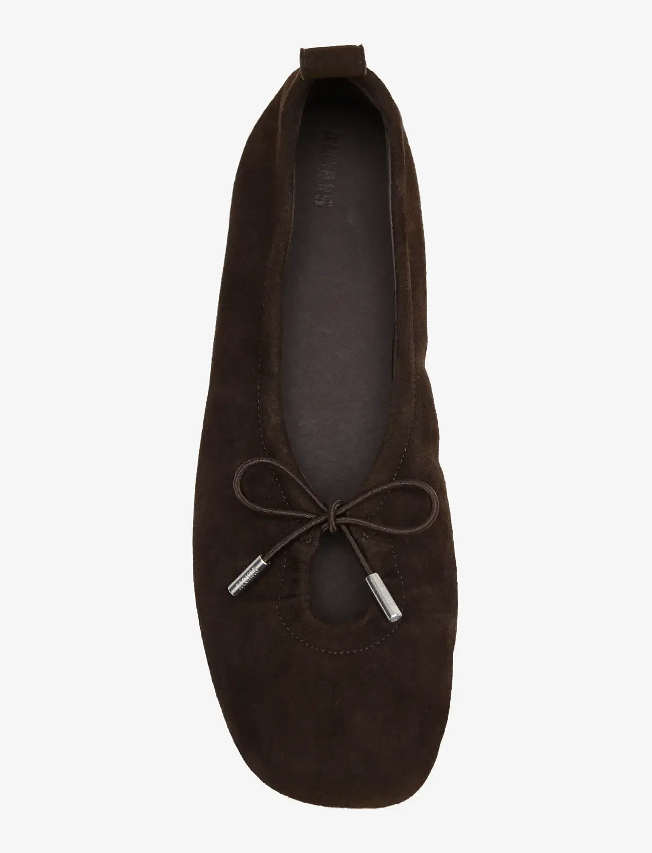 ALOHAS - Rosalind Recycled Brown Leather Ballet Flats - særlige begivenheder - brown - 4