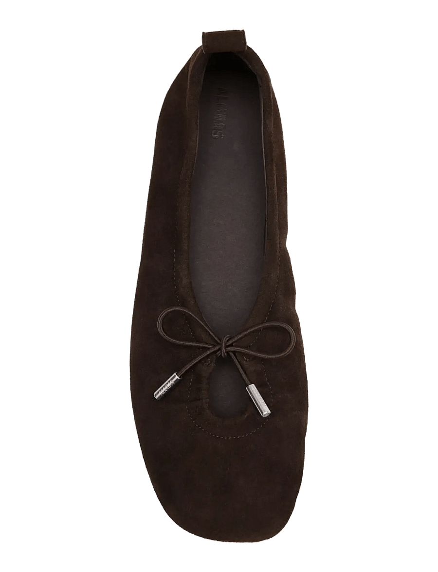 ALOHAS - Rosalind Recycled Leather Ballet Flats - special occasions - brown - 4