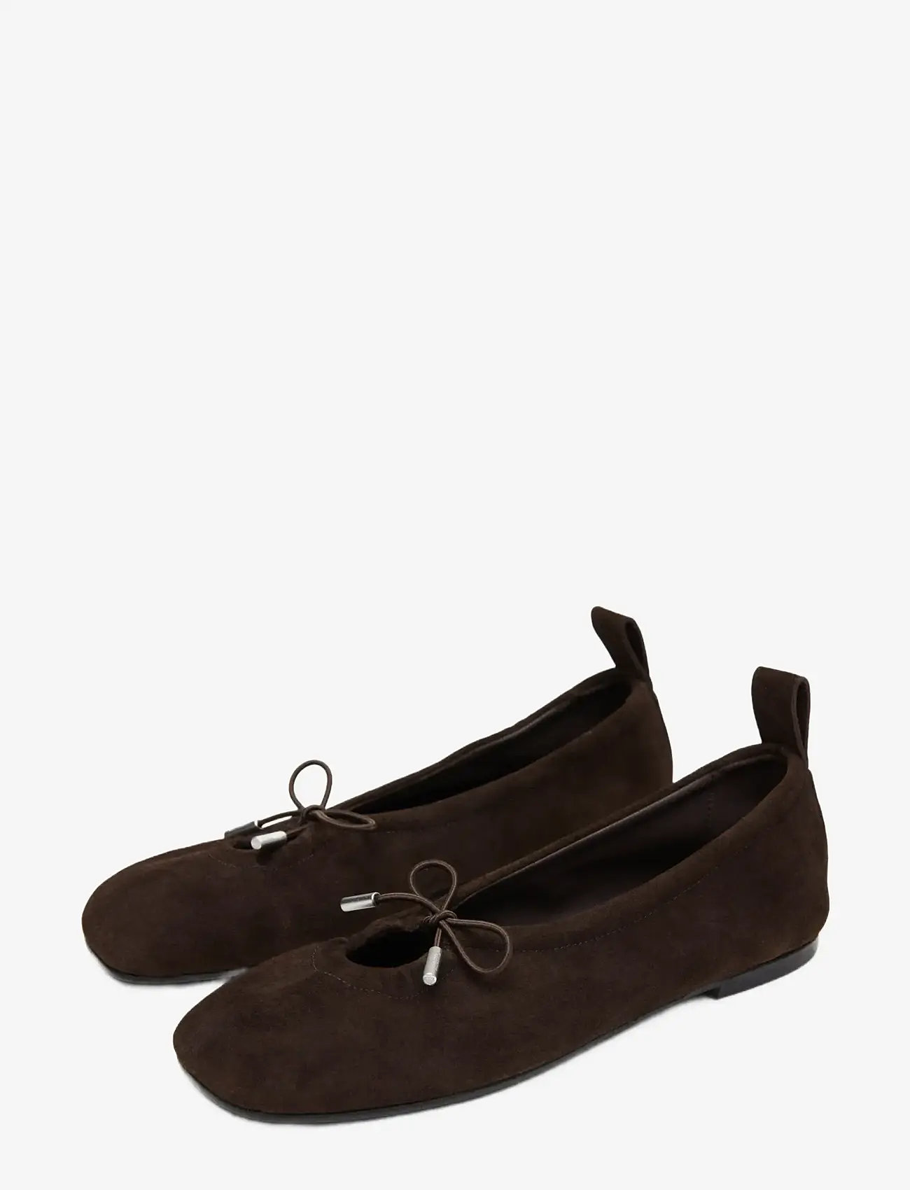 ALOHAS - Rosalind Recycled Brown Leather Ballet Flats - særlige begivenheder - brown - 5
