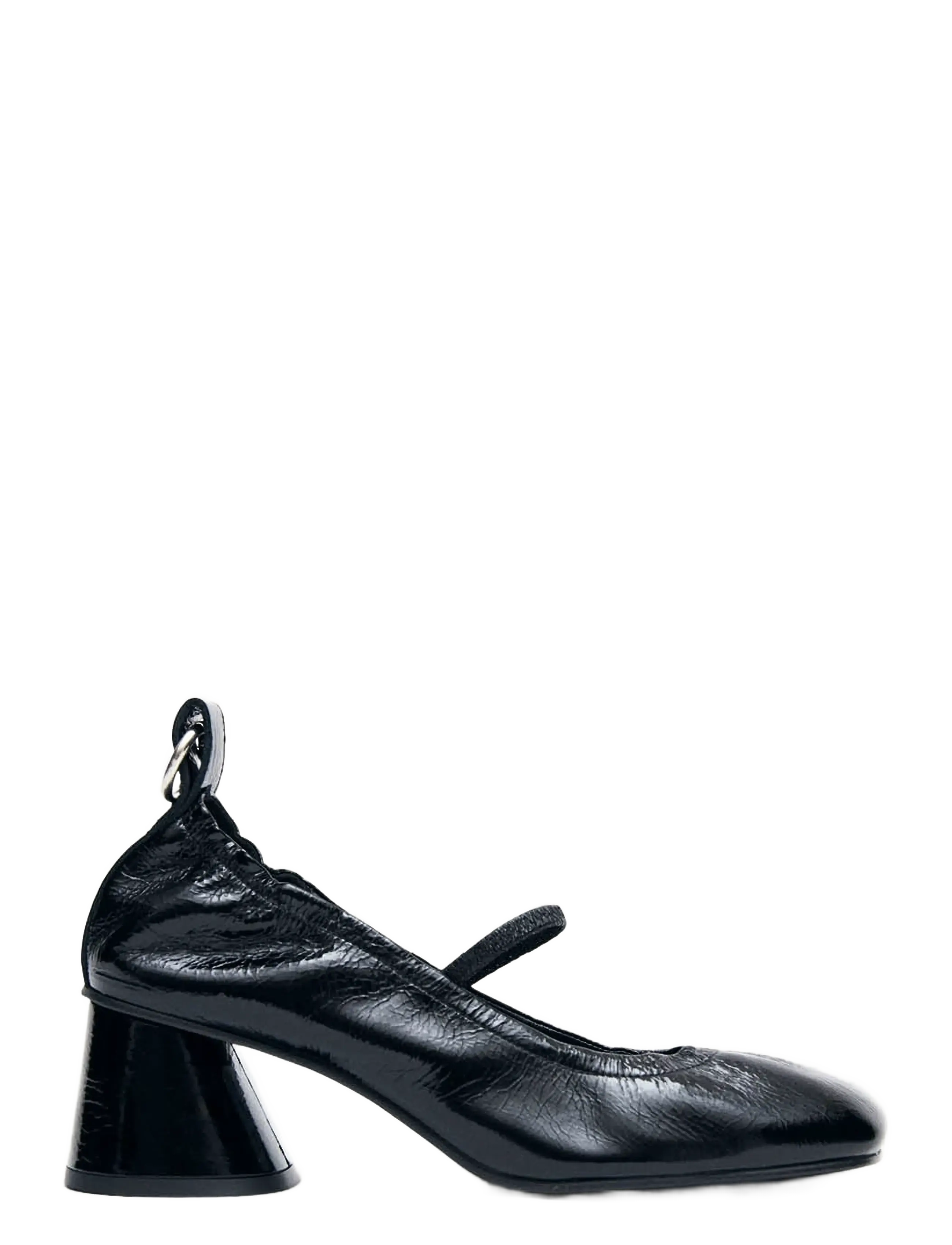 ALOHAS Rhiane Patent Black Leather Pumps - Mary Jane-sko - BLACK / black