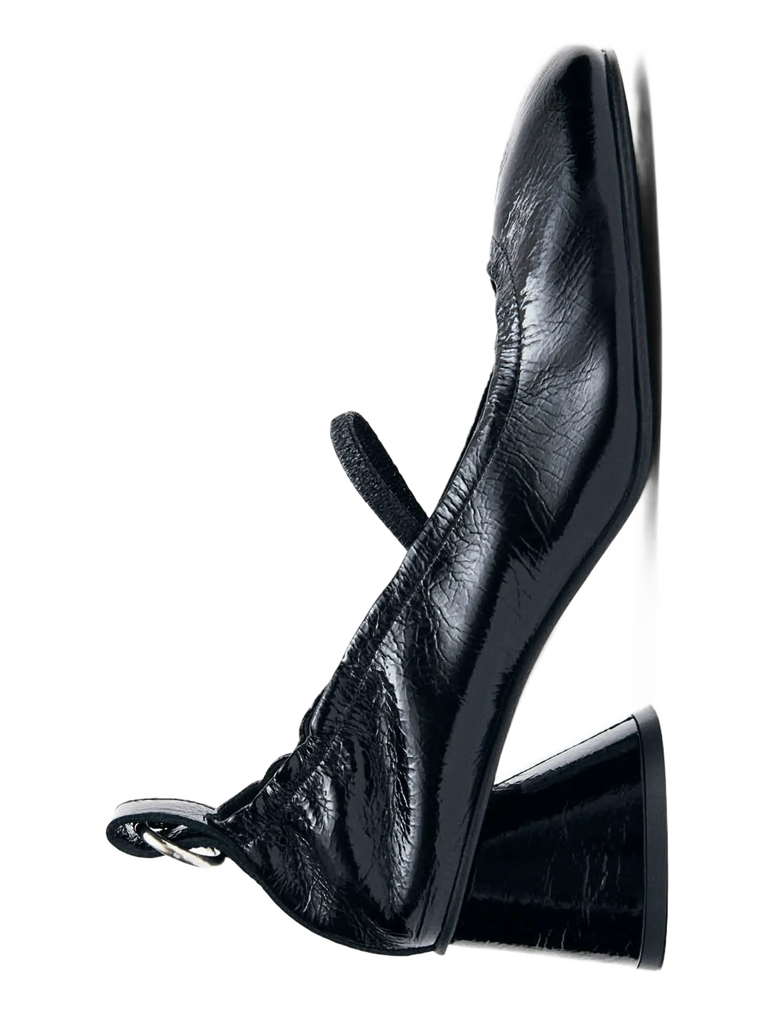 ALOHAS - Rhiane Patent Black Leather Pumps - black - 2