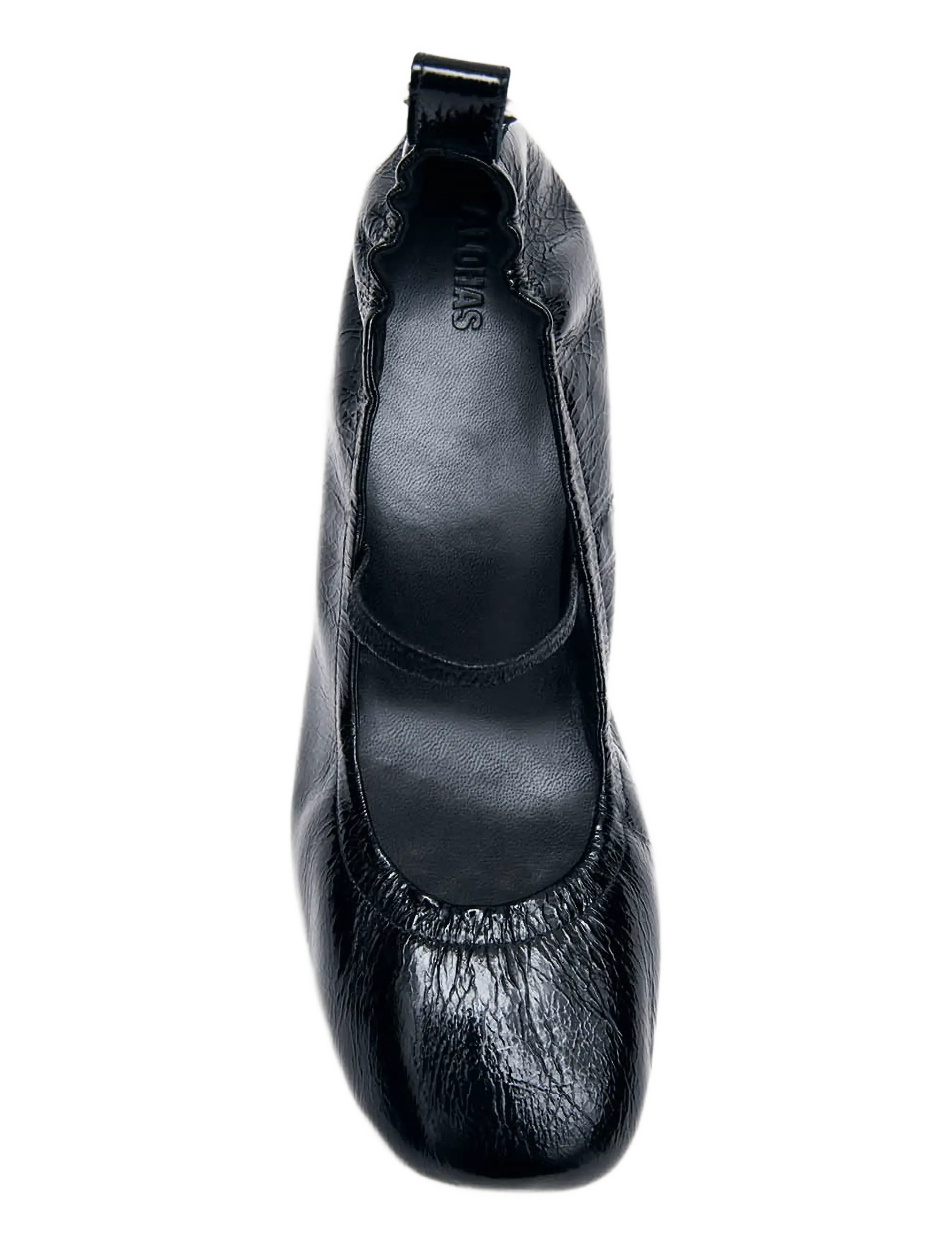 ALOHAS - Rhiane Patent Black Leather Pumps - black - 3