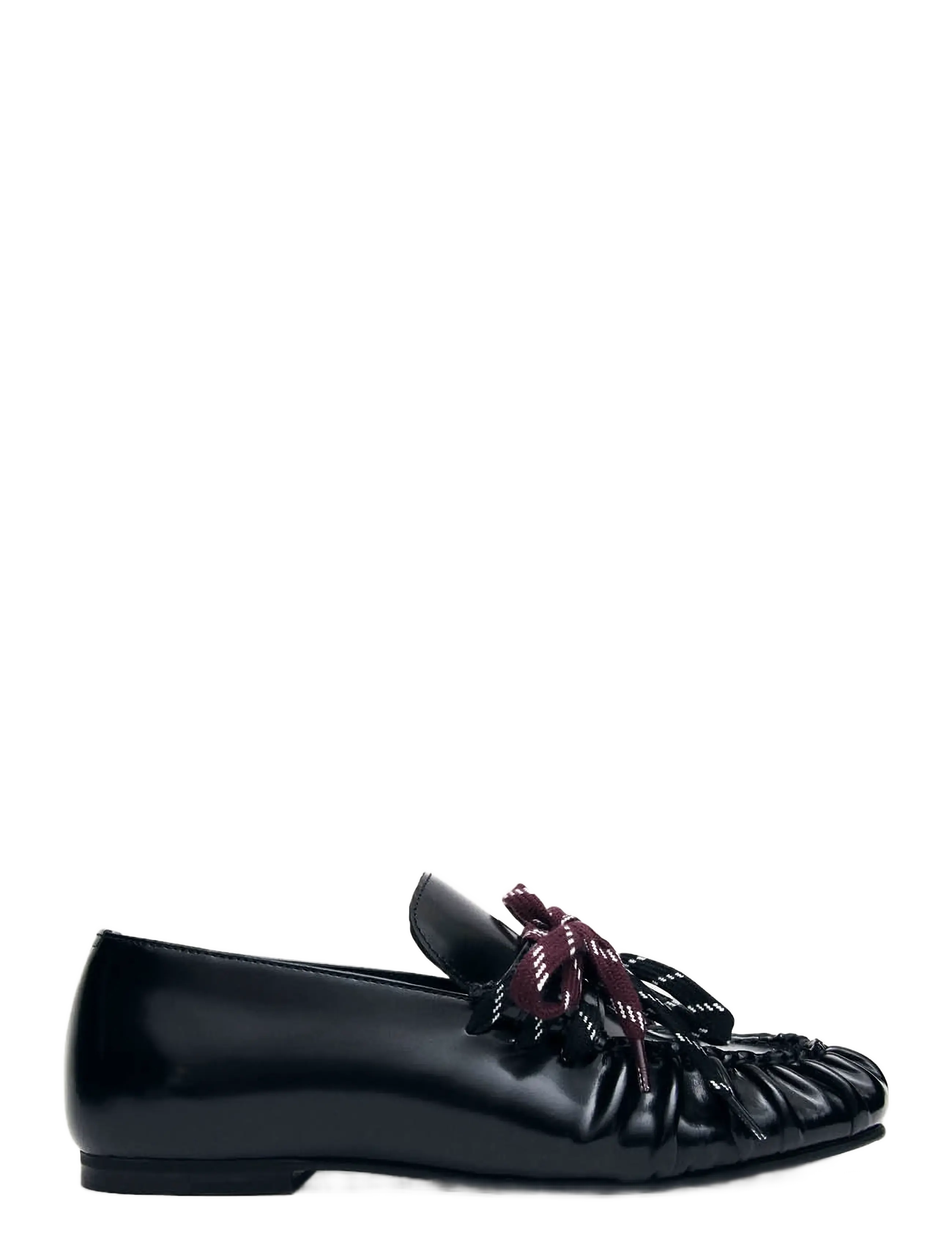 ALOHAS - Aven Lace Black Leather Loafers - black - 2