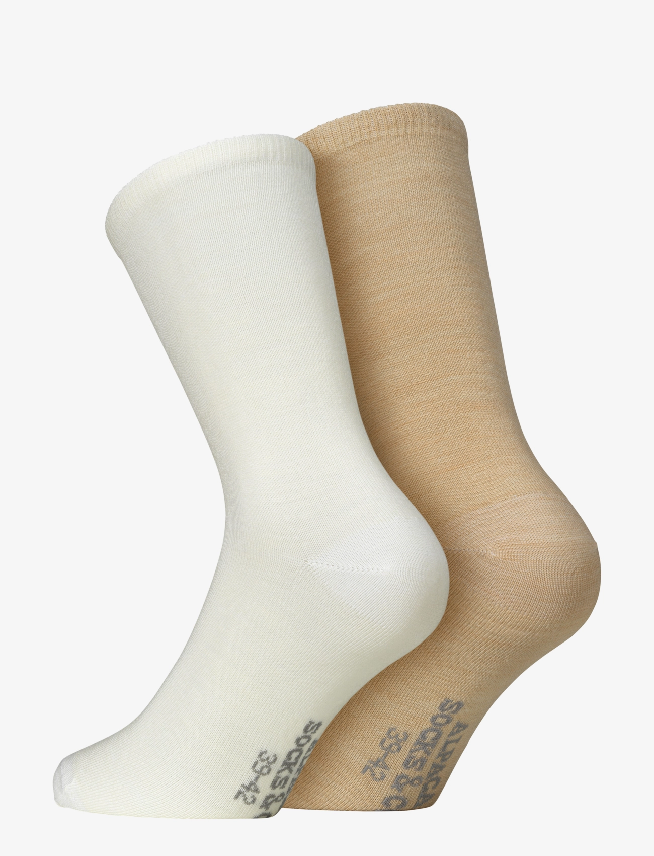 Alpacasocks&Co - Merino Lifestyle 2-pack - treningssokker - white/cream - 1