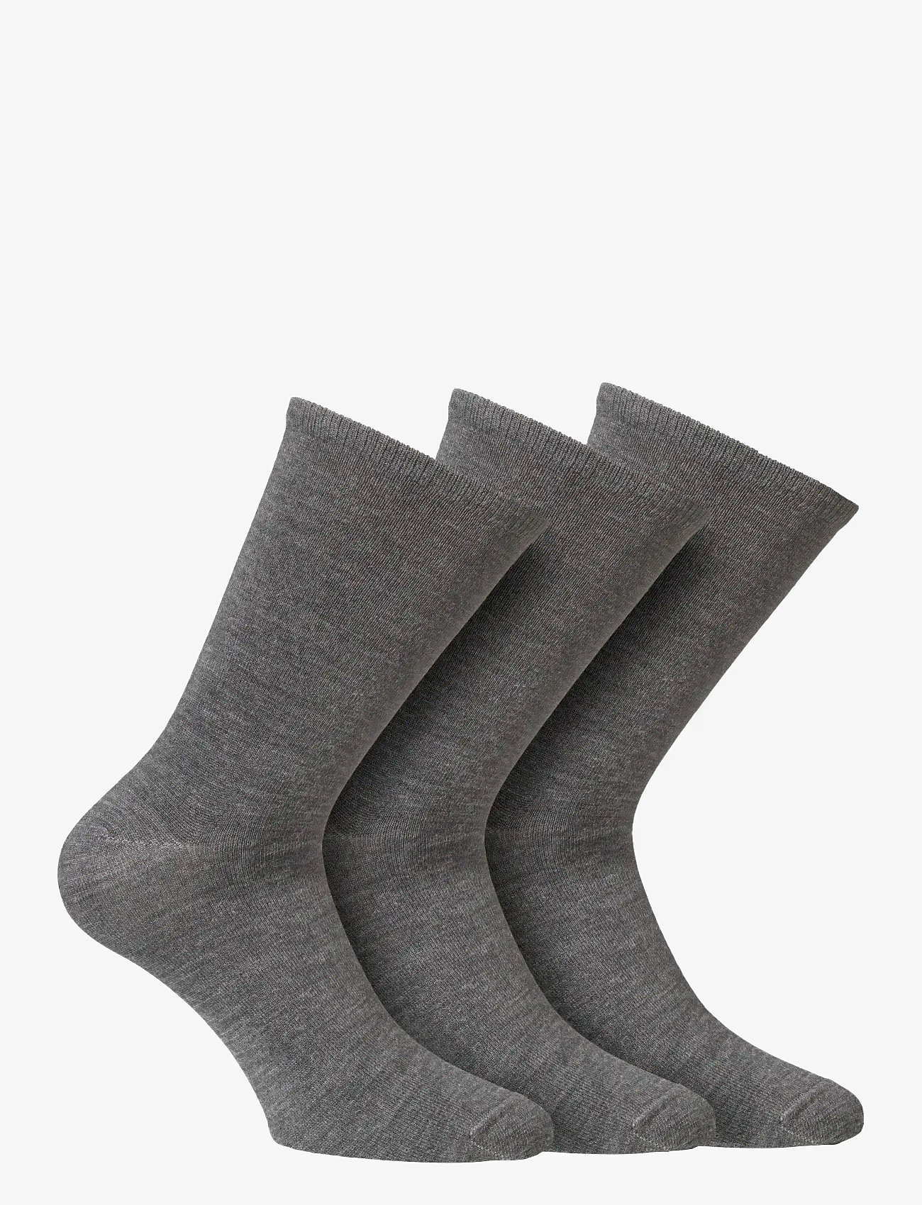 Alpacasocks&Co - Merino Lifestyle 3-pack - crew-socken - argento - 0
