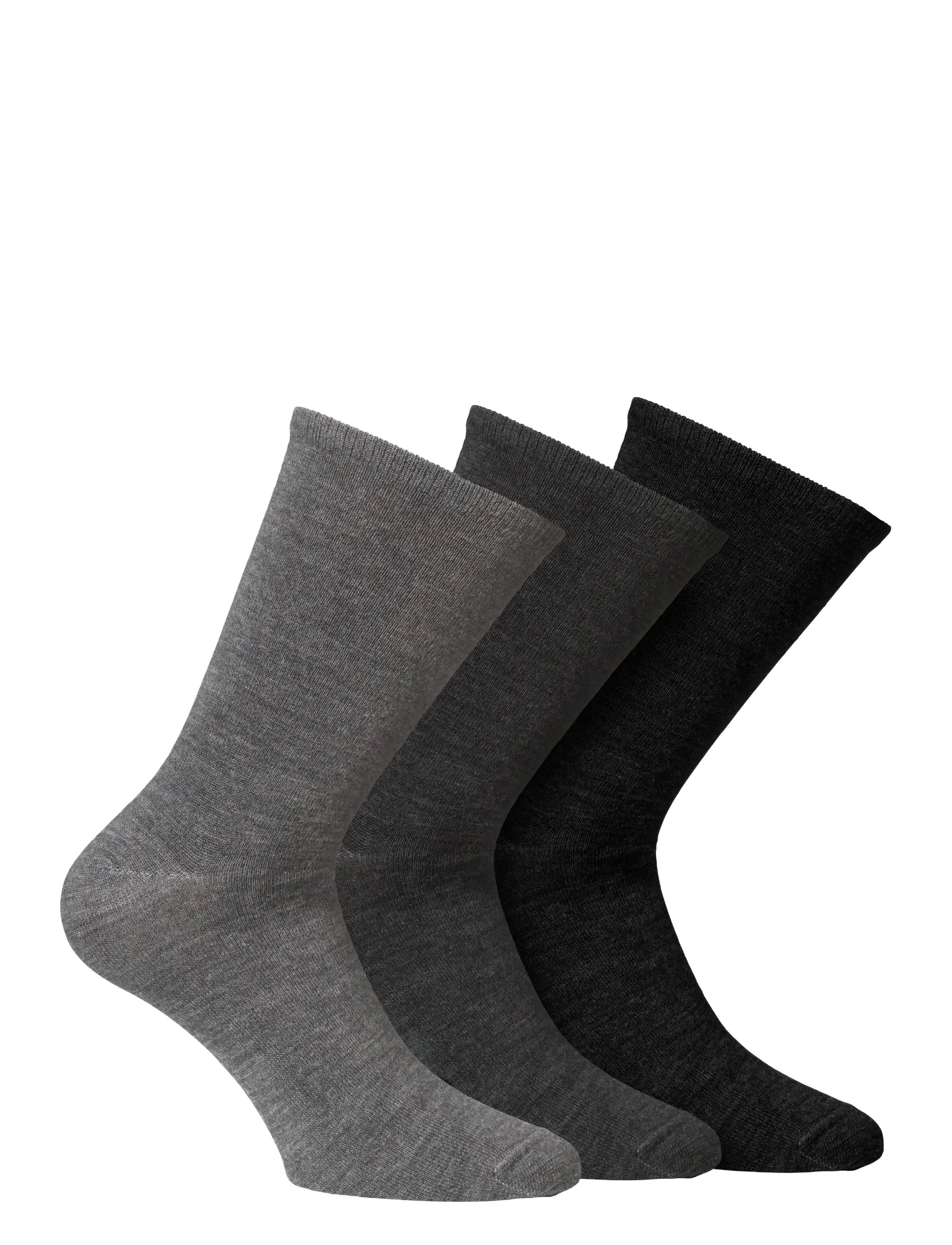 Alpacasocks&Co Merino Lifestyle 3-pack - Alpacasocks&Co - NERO/FERRO/ARGENTO / multi
