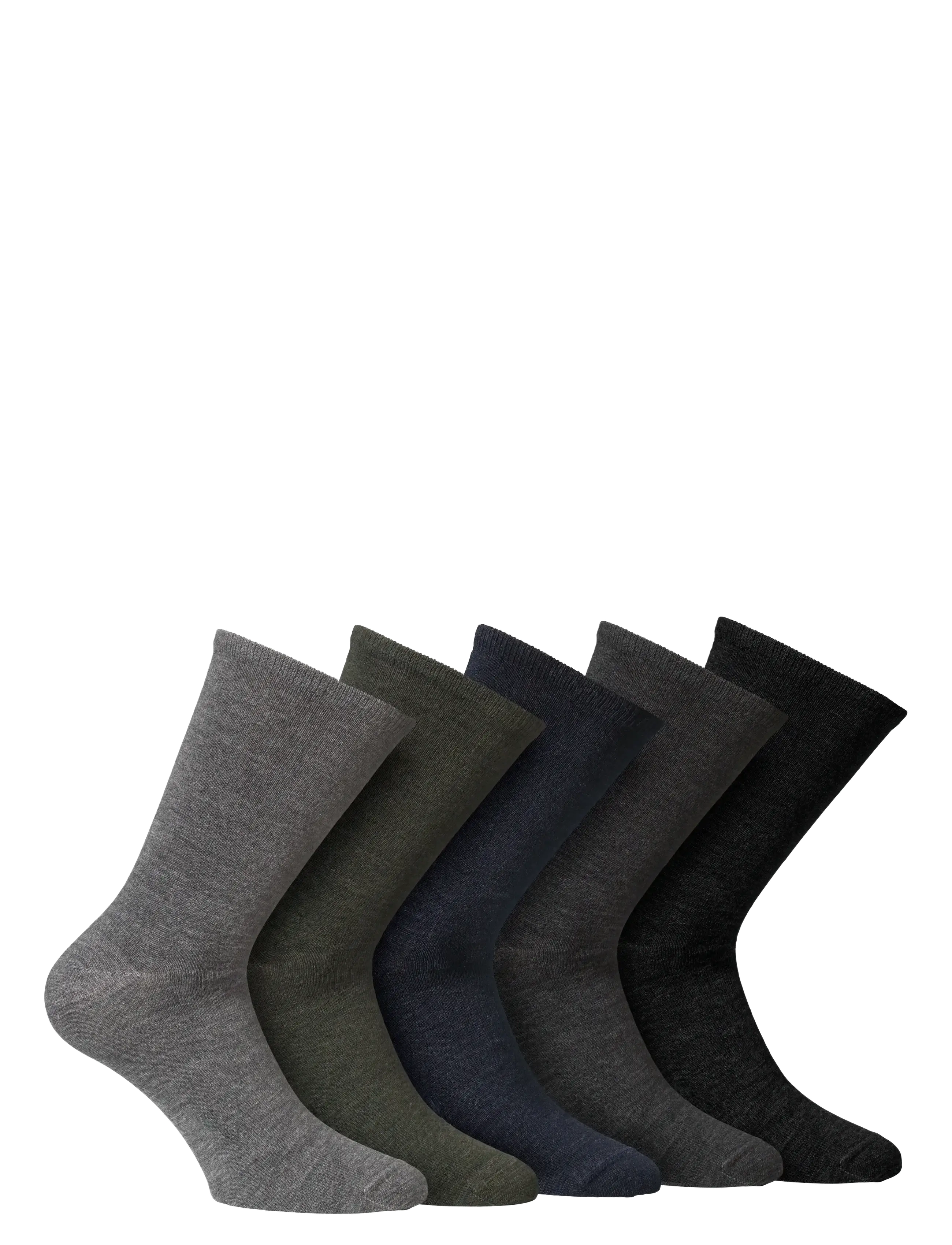 Alpacasocks&Co Merino Lifestyle 5-pack - Socken - NERO/BLU/ARGENTO/FERRO/GRIGIOVERDE / green