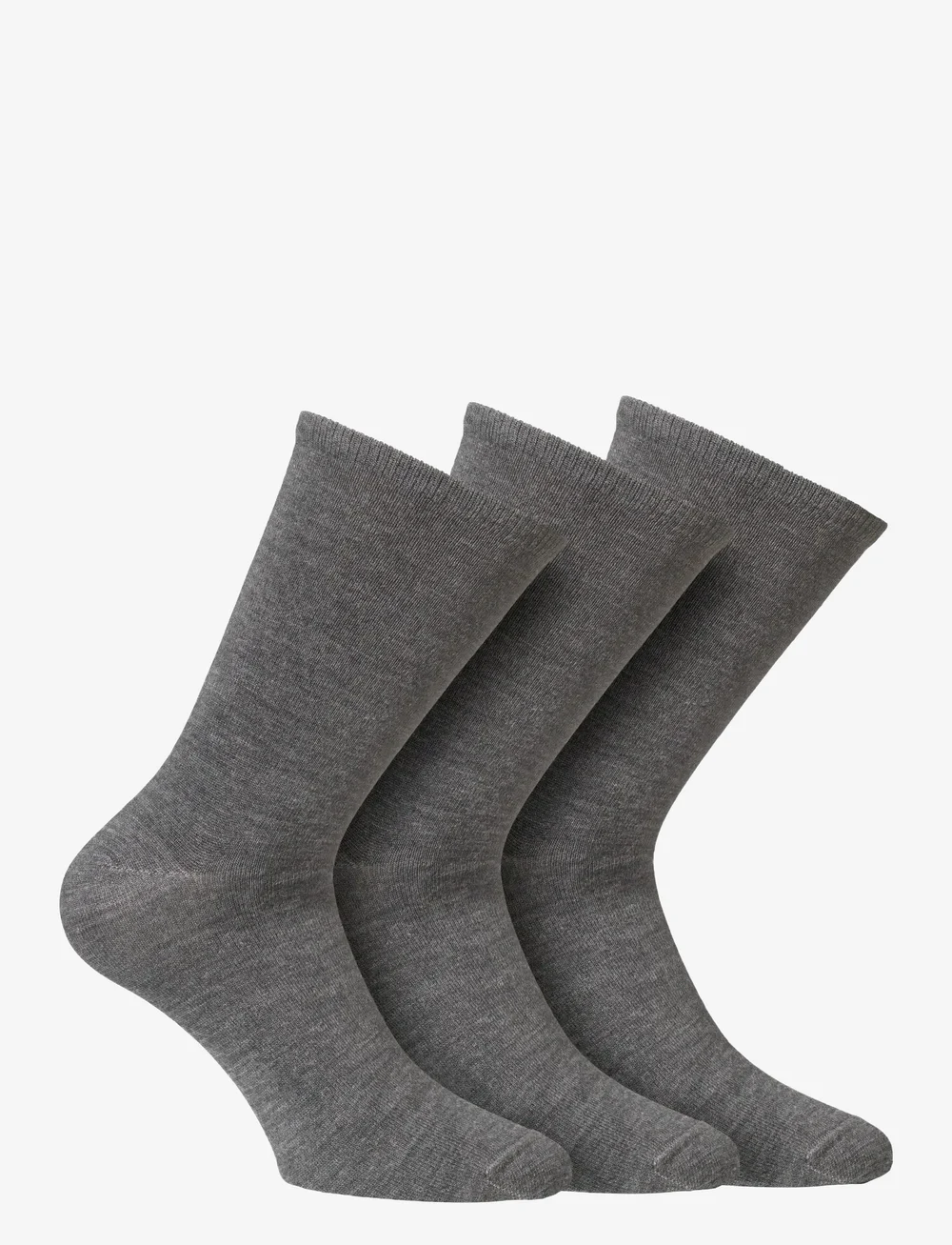 Alpacasocks&Co - Knitted merino socks in 3-pack mixed - crew-socken - argento - 0