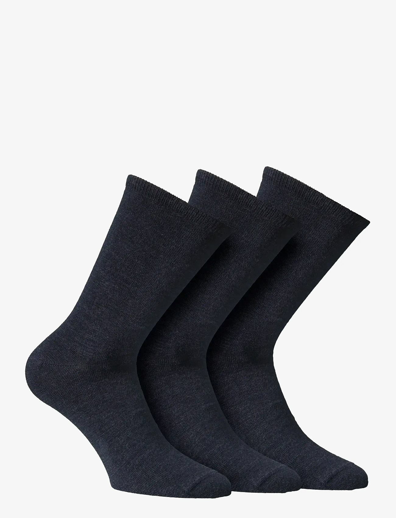 Alpacasocks&Co - Knitted merino socks in 3-pack mixed - crew-socken - blue - 0