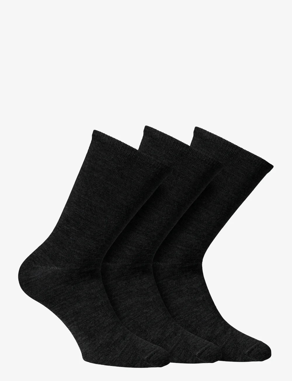Alpacasocks&Co - Knitted merino socks in 3-pack mixed - vanliga strumpor - nero - 0