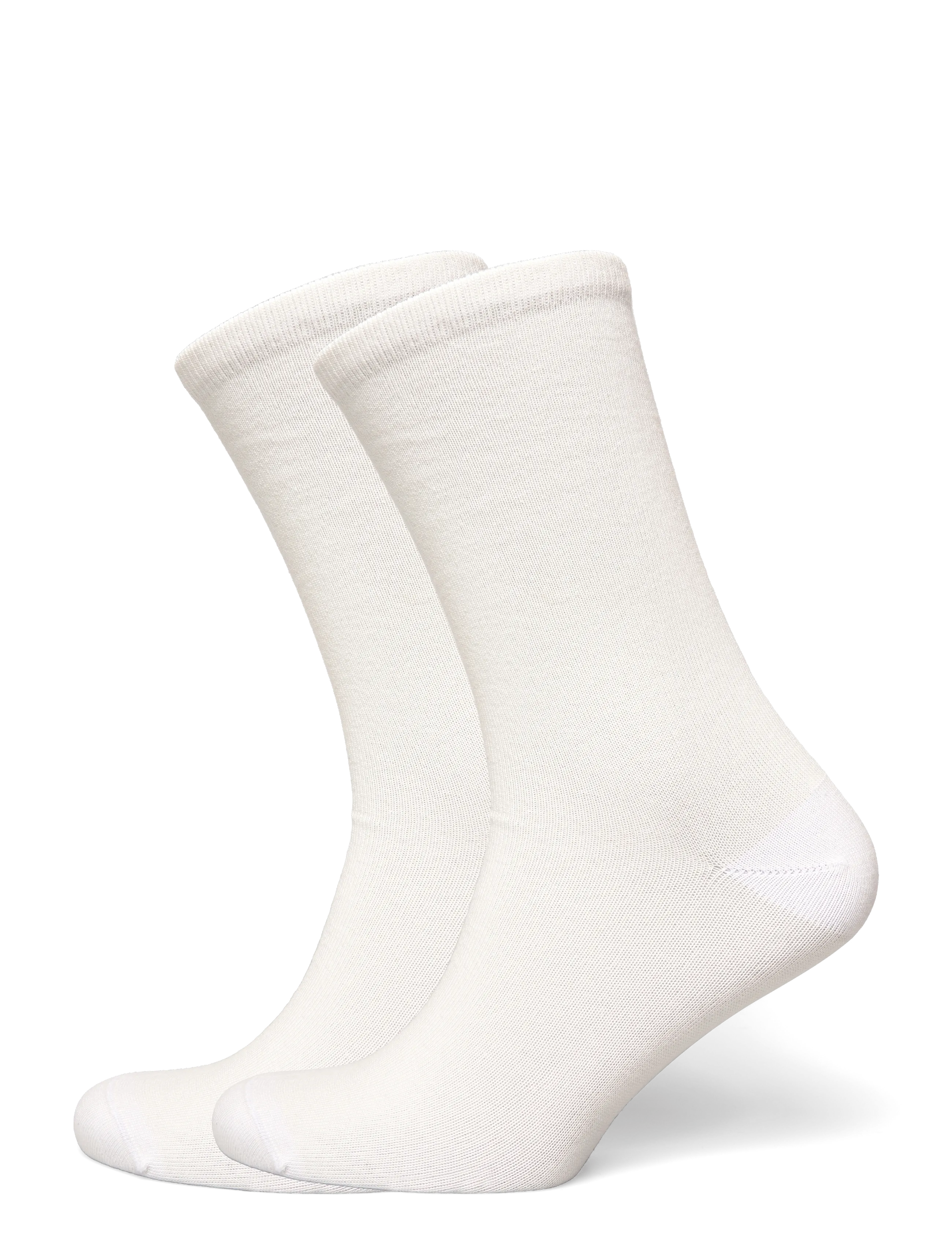 Alpacasocks&Co Cotton Lifestyle 2-pack - Strømper - LATTE / white