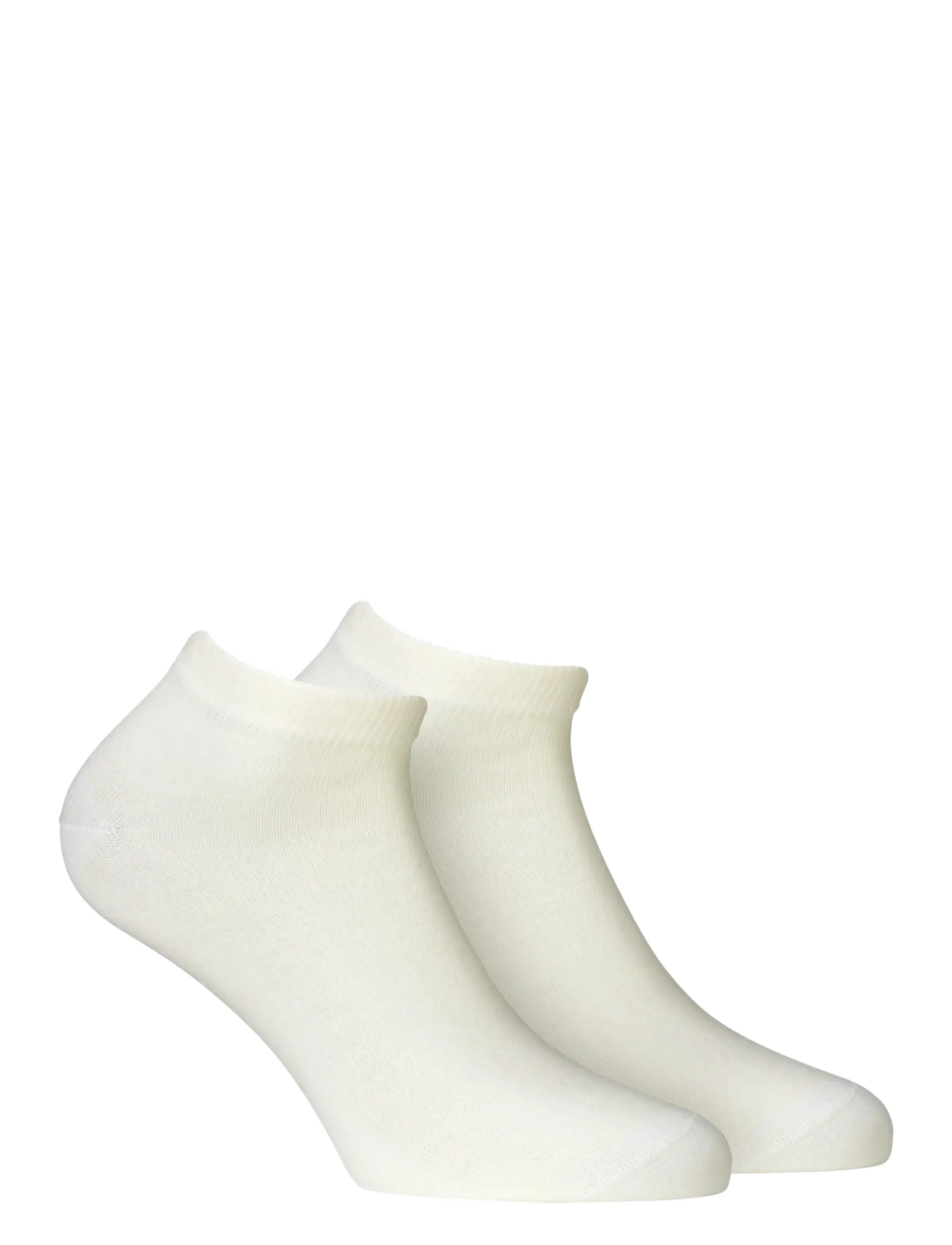 Alpacasocks&Co Knitted merino socks in 2-pack - Sneackersocken - LATTE / cream