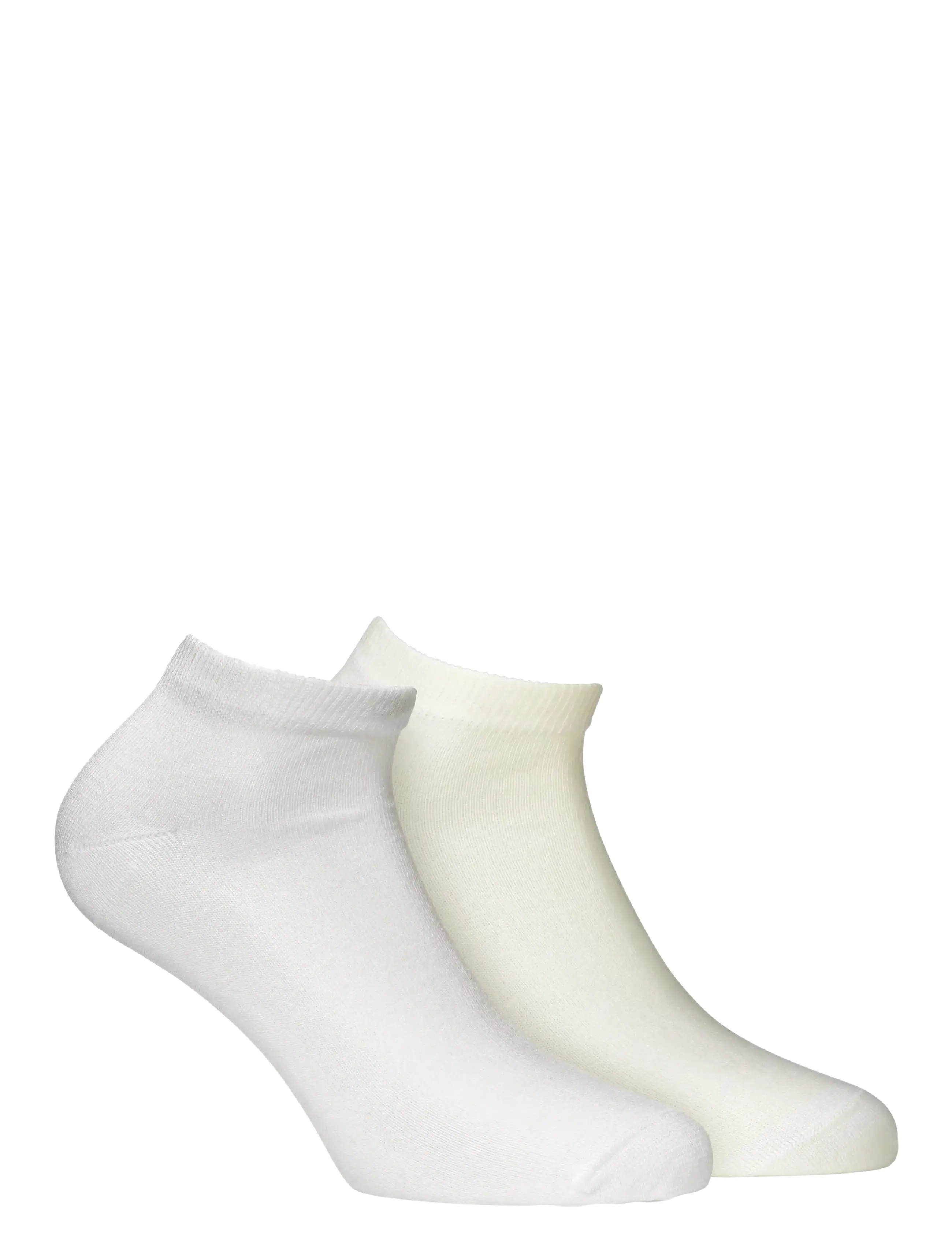 Alpacasocks&Co Lyocell Lifestyle Ankle 2-pack - Sneackersocken - LATTE / white