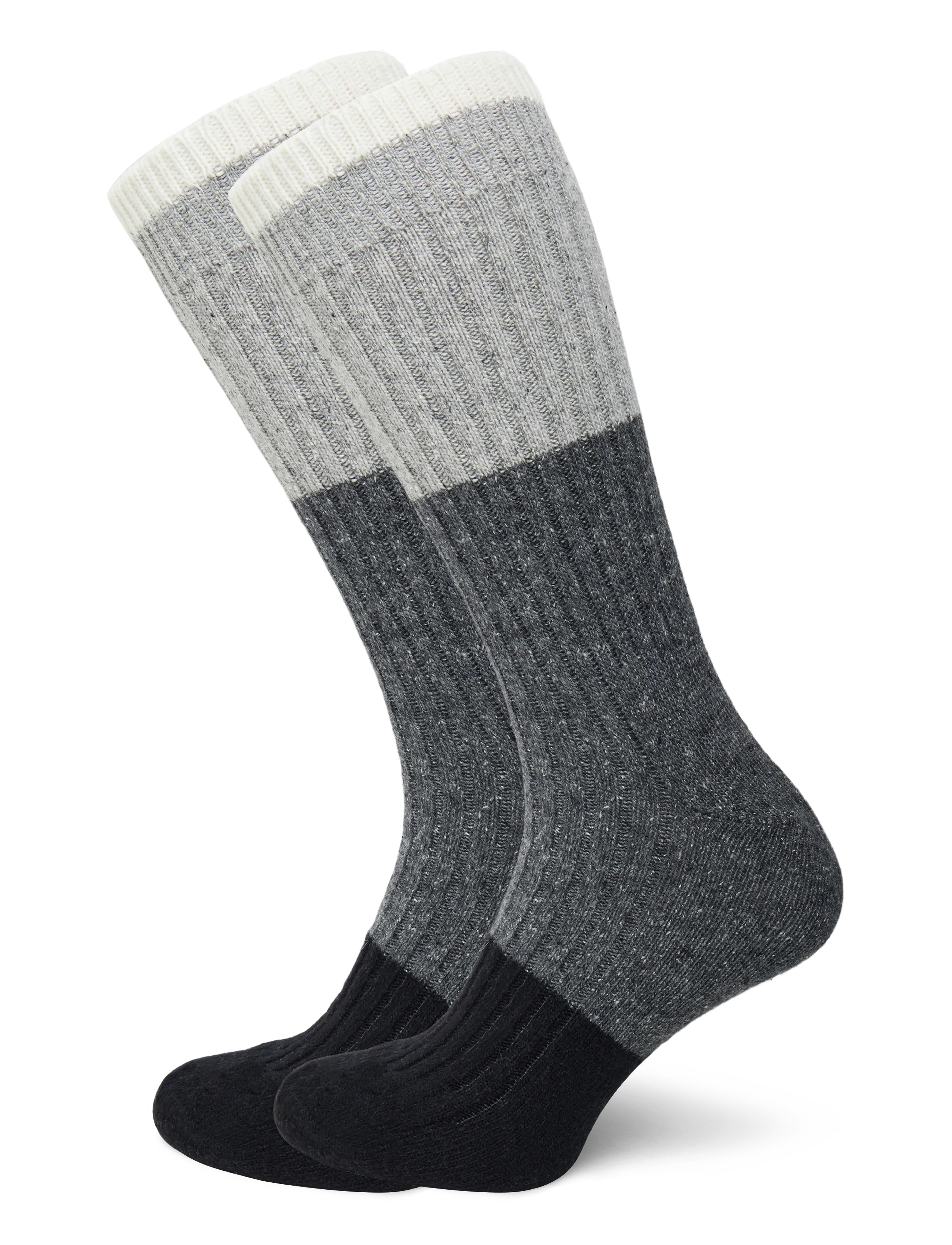 Alpacasocks&Co Merino Block 1-Pack, 42-45, Socks, Grau - Regular Frauen