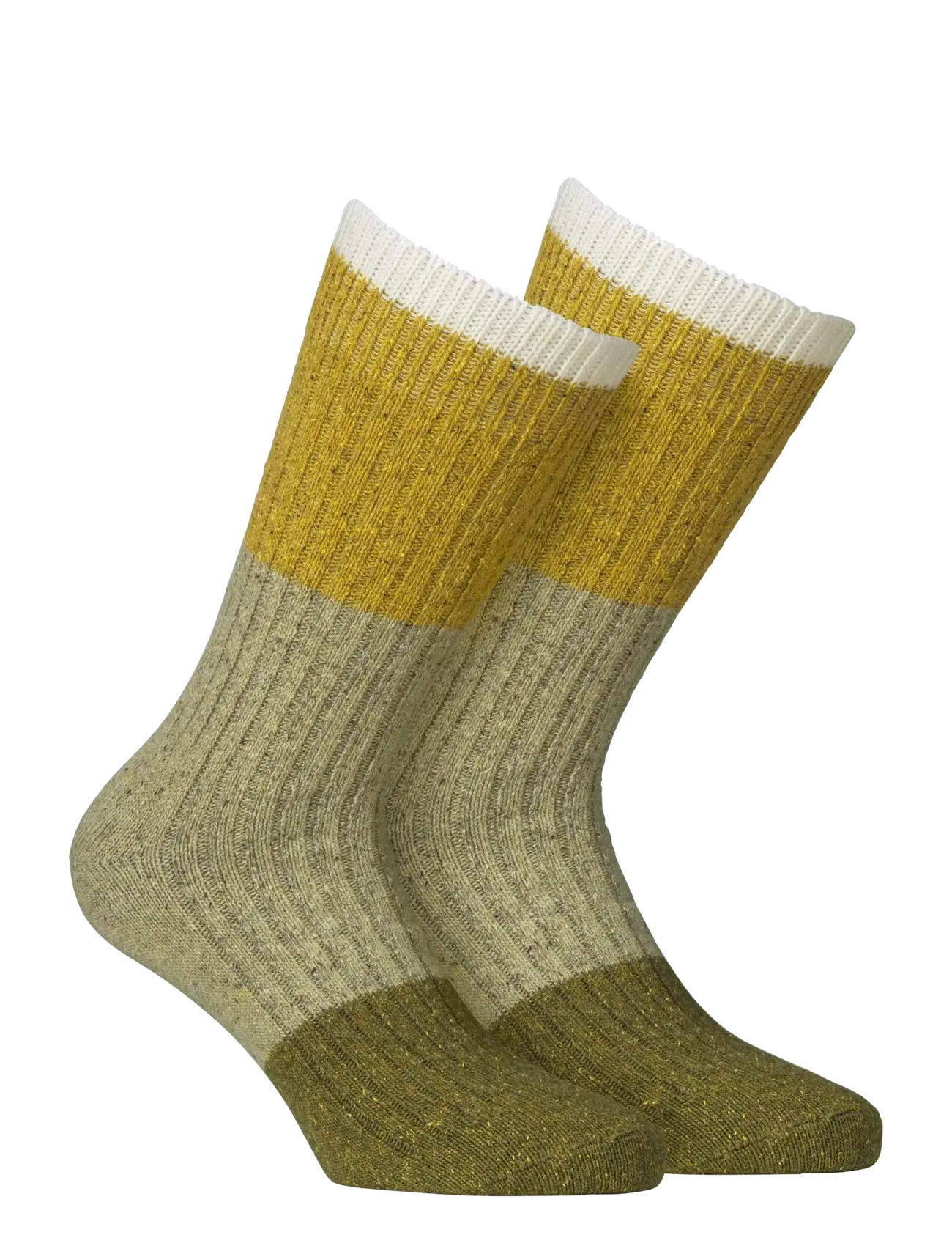 Alpacasocks&Co Merino Block 1-pack - Alpacasocks&Co - LATTE, YELLOW, LIME, GREEN / multi