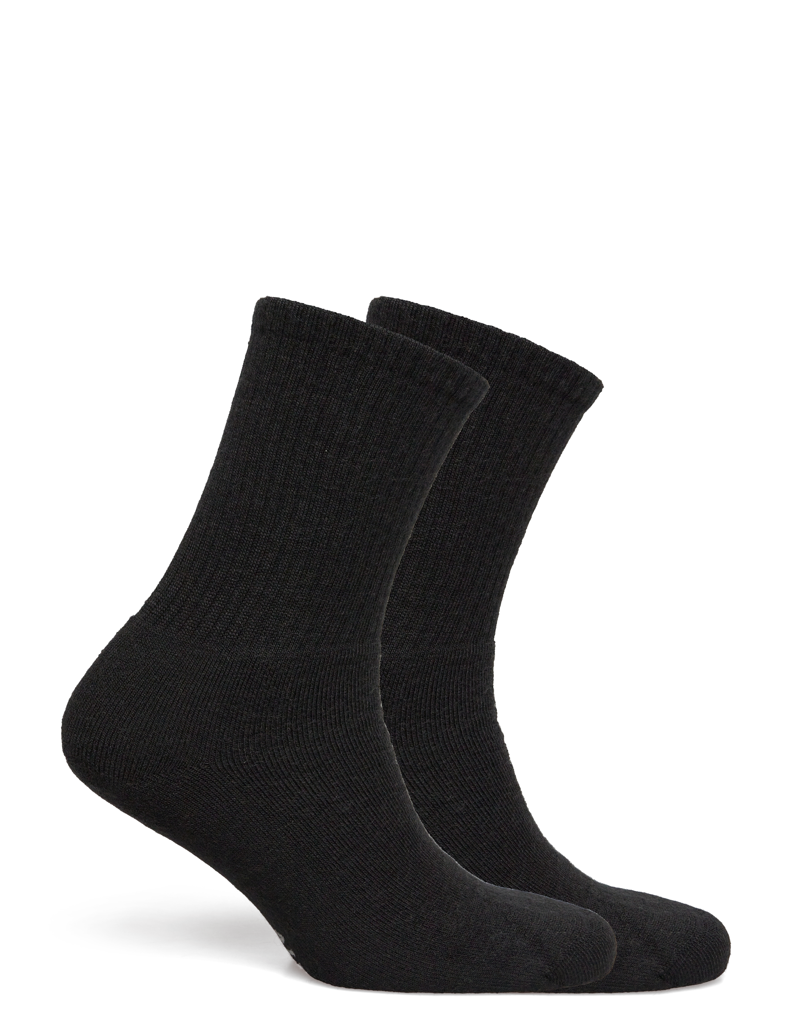 Alpacasocks&Co - Merino Casual 2-pack - crew-socken - black - 1