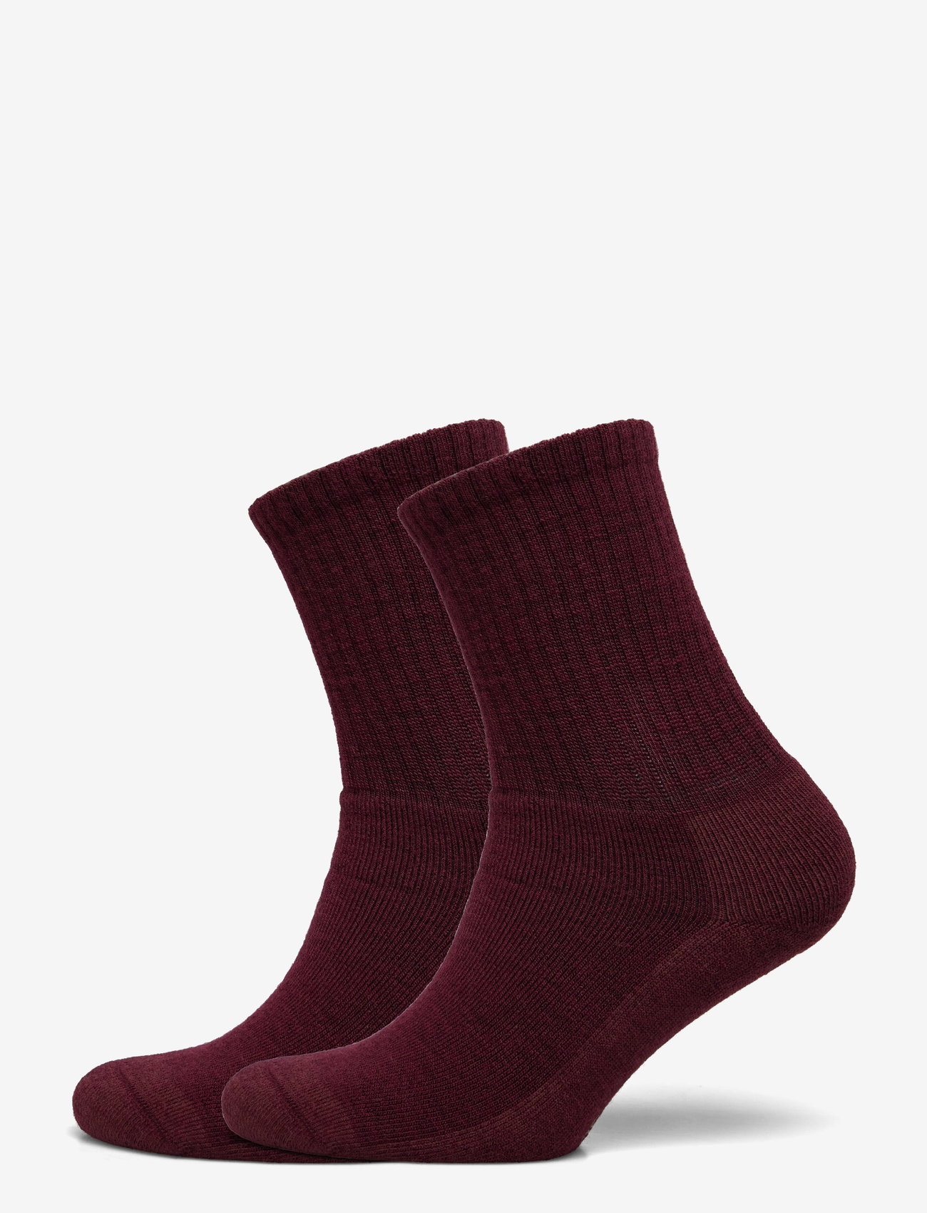Alpacasocks&Co - Merino Casual 2-pack - crew-socken - burgundy - 0
