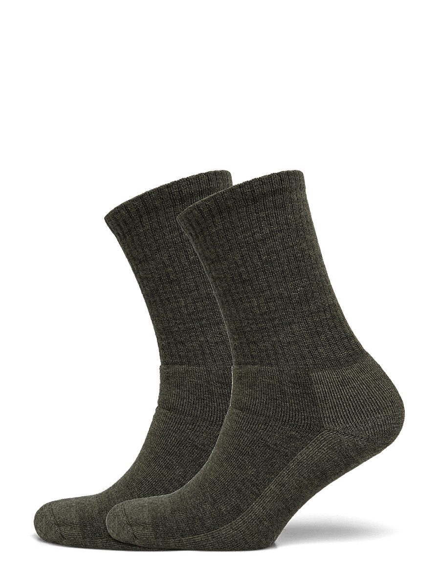 Alpacasocks&Co - Merino Casual 2-pack - tennissocken - khaki green - 0