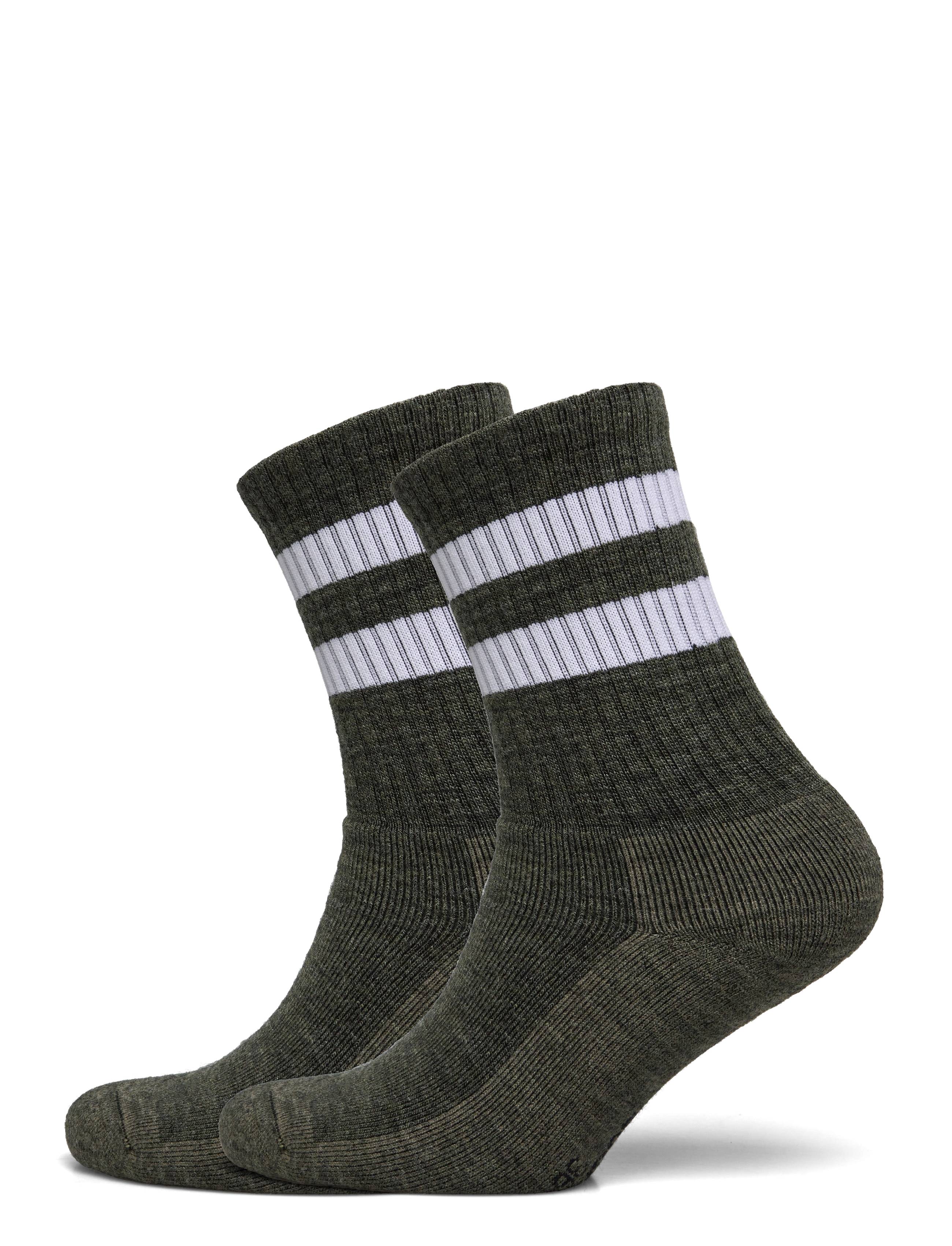 ALPACASOCKS&CO Merino Casual Stripes 2-Pack Grau - 36-39 - Damen