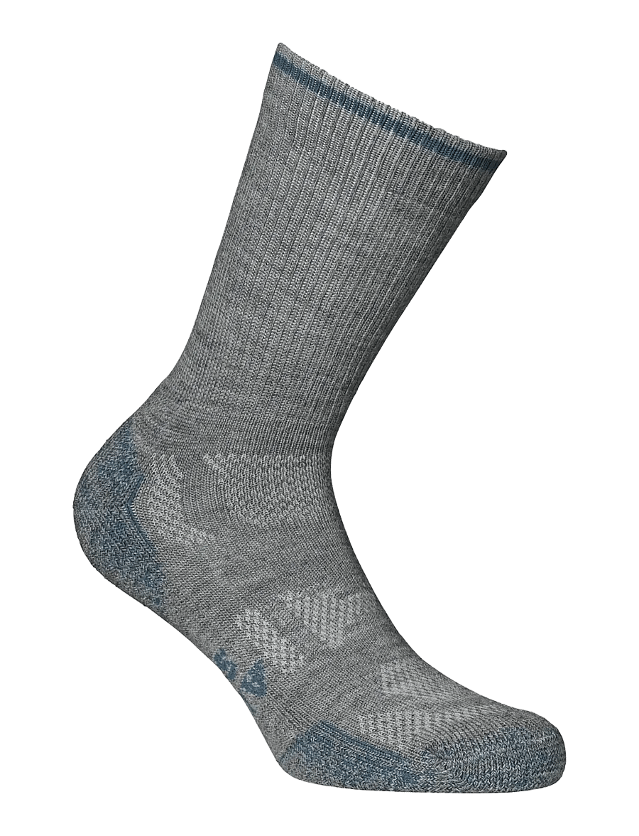 Alpacasocks&Co - Outdoor Merino Crew 1-pack - argento/azafata/gris claro - 0