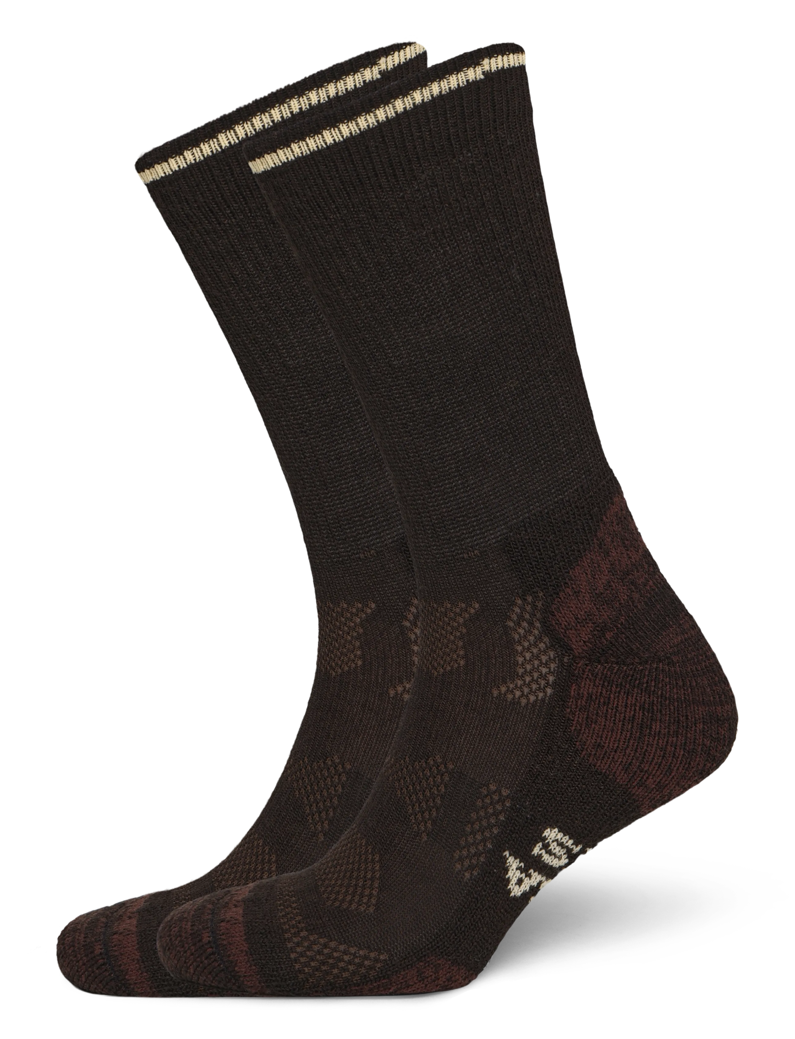 Alpacasocks&Co Outdoor Merino Crew 1-pack - Socken - BROWN / brown