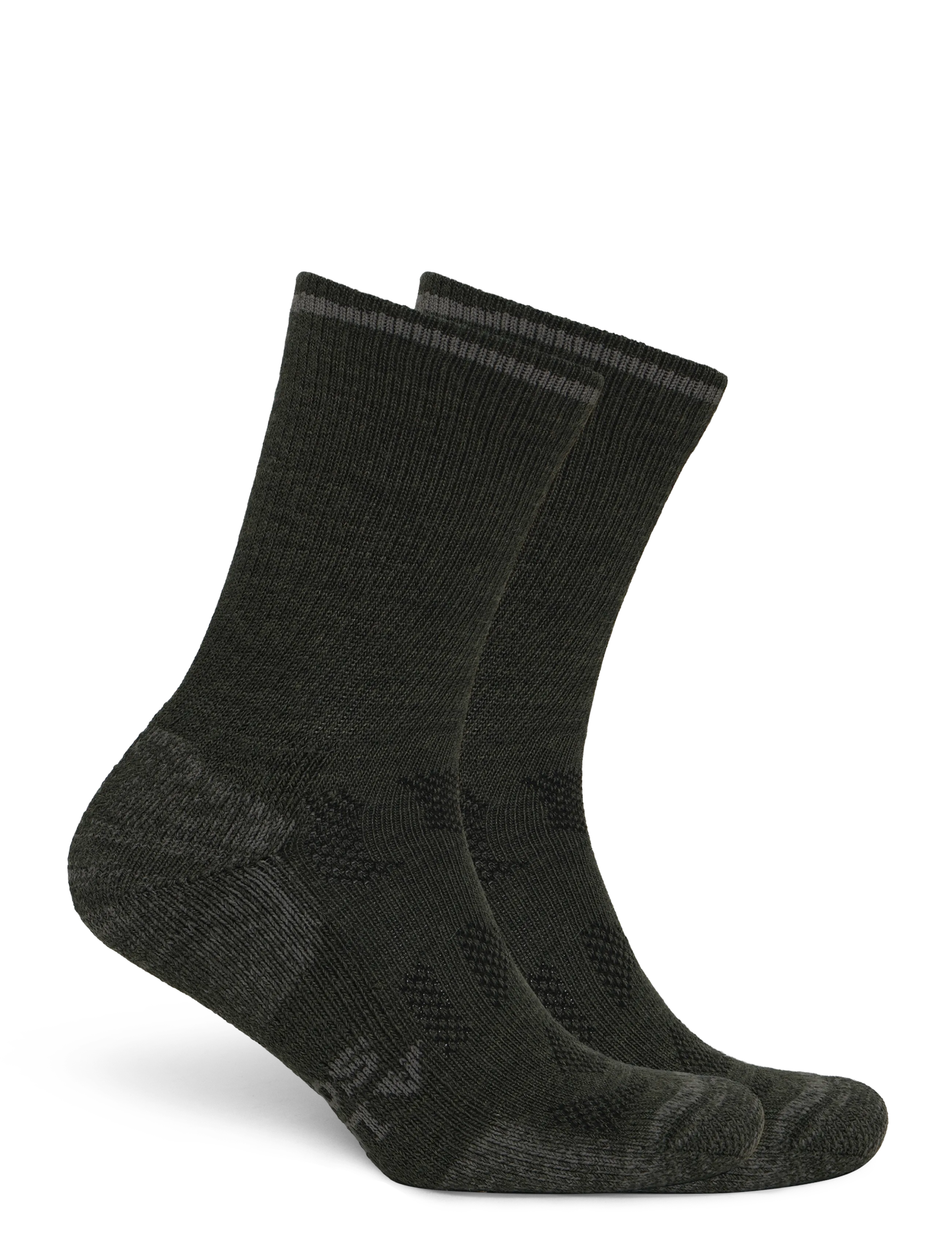 Alpacasocks&Co - Outdoor Merino Crew 1-pack - spordisokid - grigioverde/metallic - 1