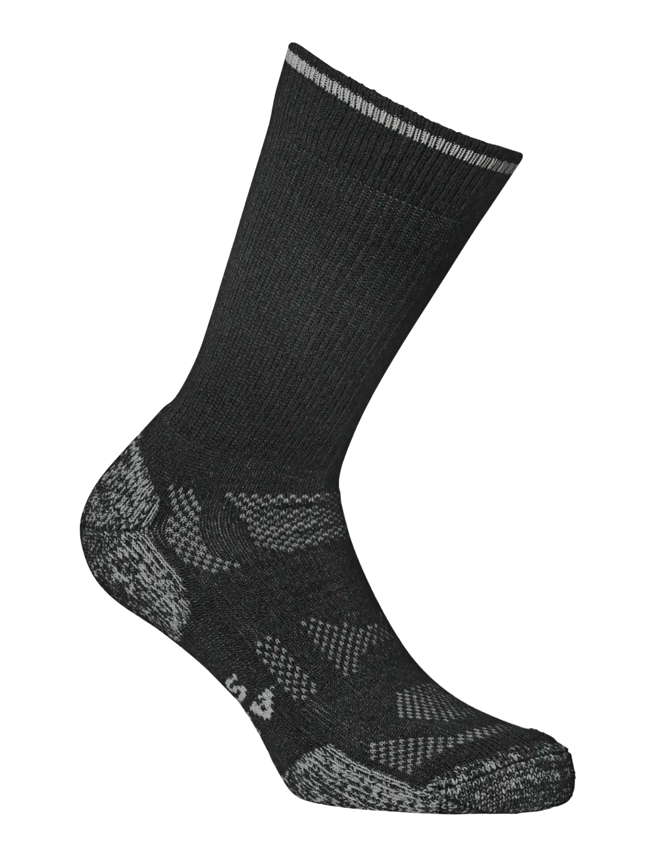 Alpacasocks&Co Outdoor Merino Crew 1-pack - Unterwäsche - NERO/METALLIC / black