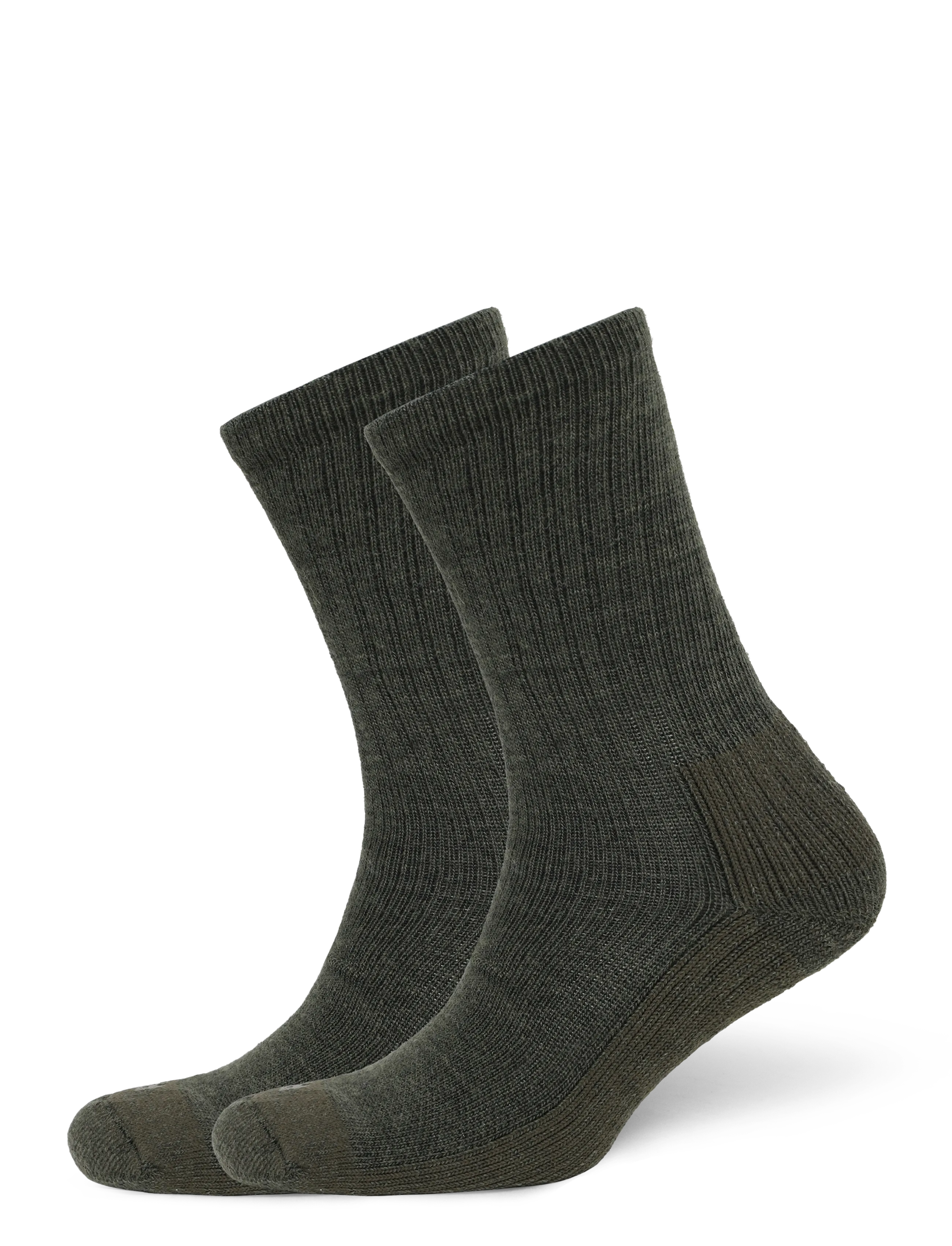 Alpacasocks&Co Merino Hiking Cozy 1-pack - Sæsonens farver - GRIGIOVERDE / khaki/green