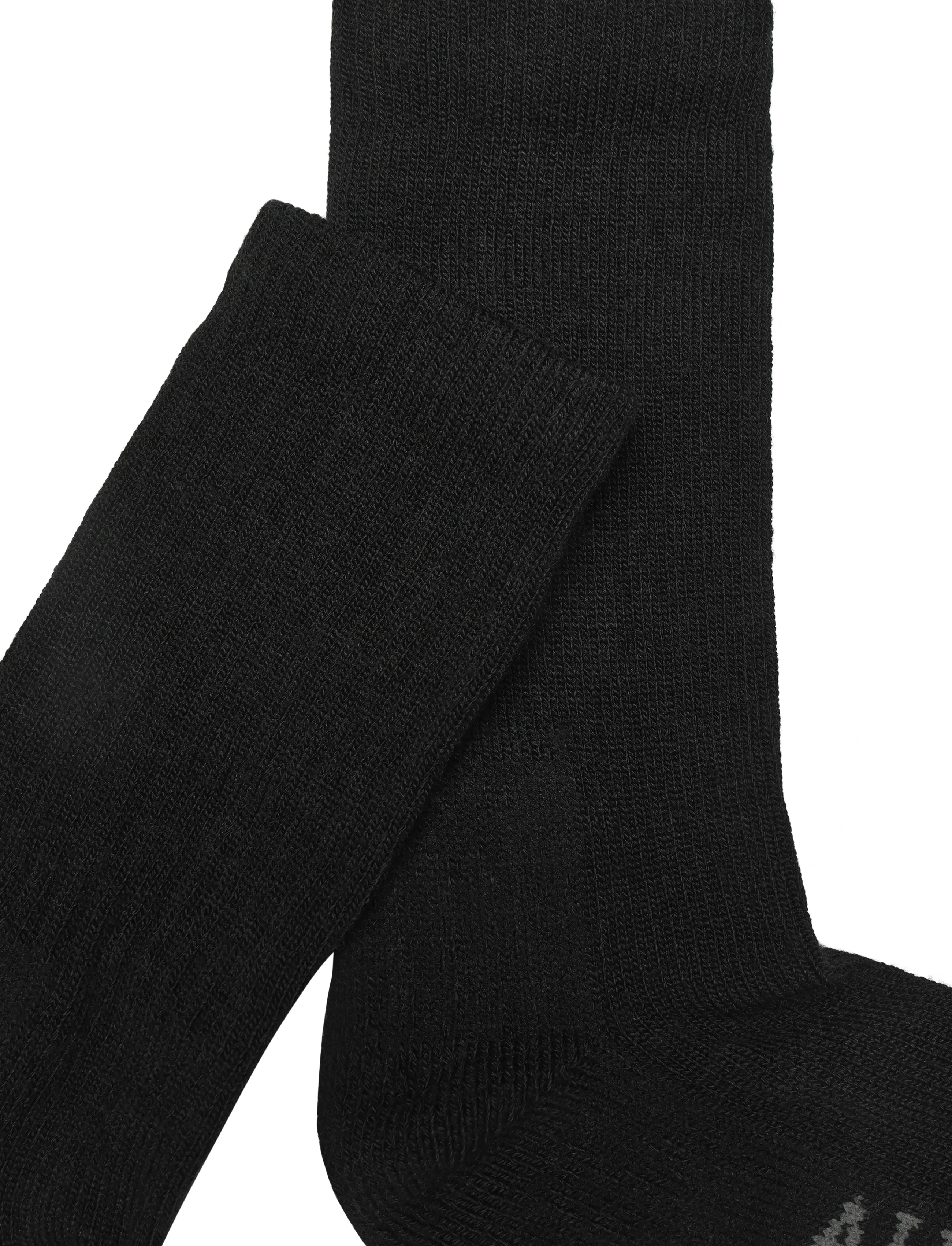 Alpacasocks&Co - Merino Hiking Cozy 1-pack - spordisokid - nero - 2