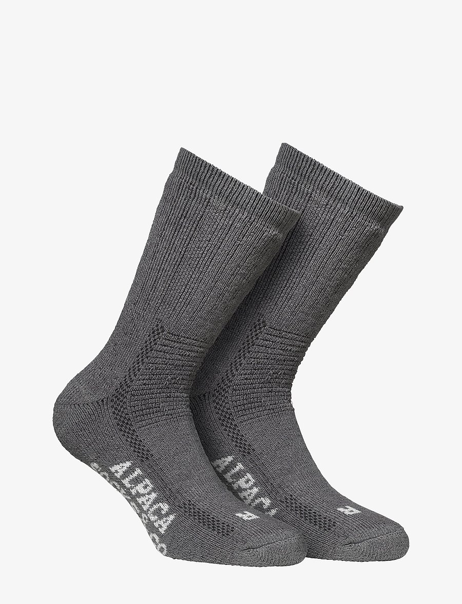 Alpacasocks&Co - Alpacasocks 2-pack - crew-socken - grafite - 0