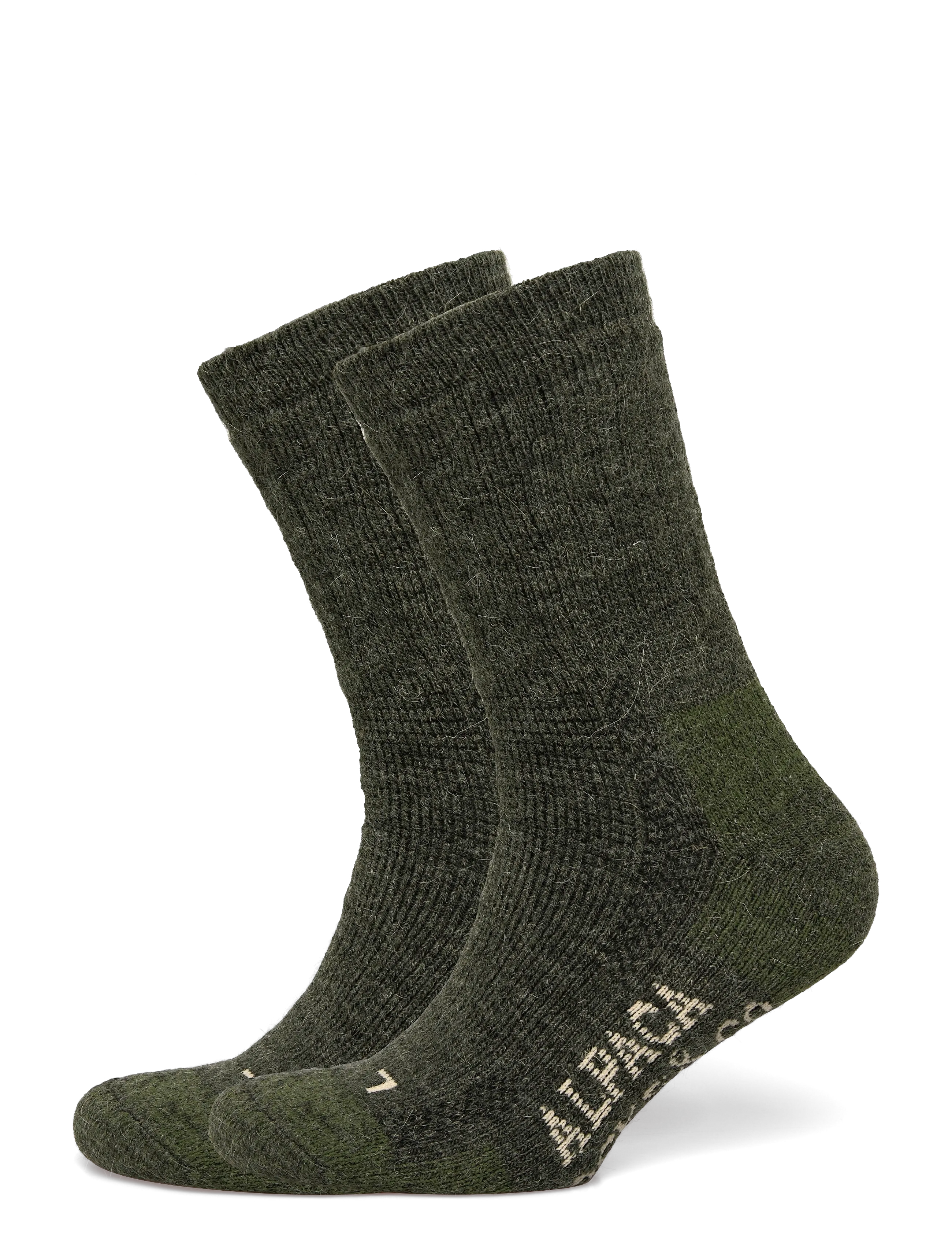 Alpacasocks&Co Alpacasocks 2-pack - Alpacasocks&Co - SERRA MELANGE / khaki/green