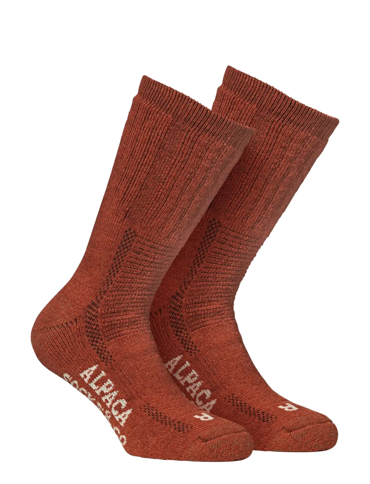 Alpacasocks&Co Alpacasocks 2-pack - Undertøj - SIDERITE / burgundy