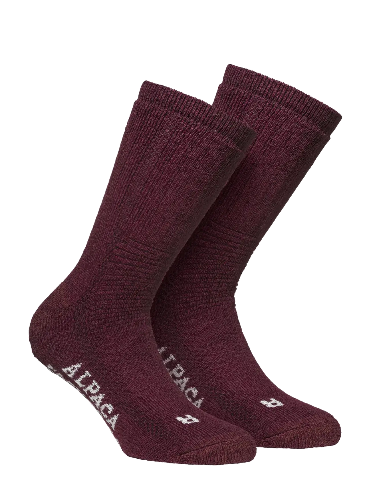 Alpacasocks&Co Alpacasocks 2-pack - Undertøj - SUSINA / burgundy