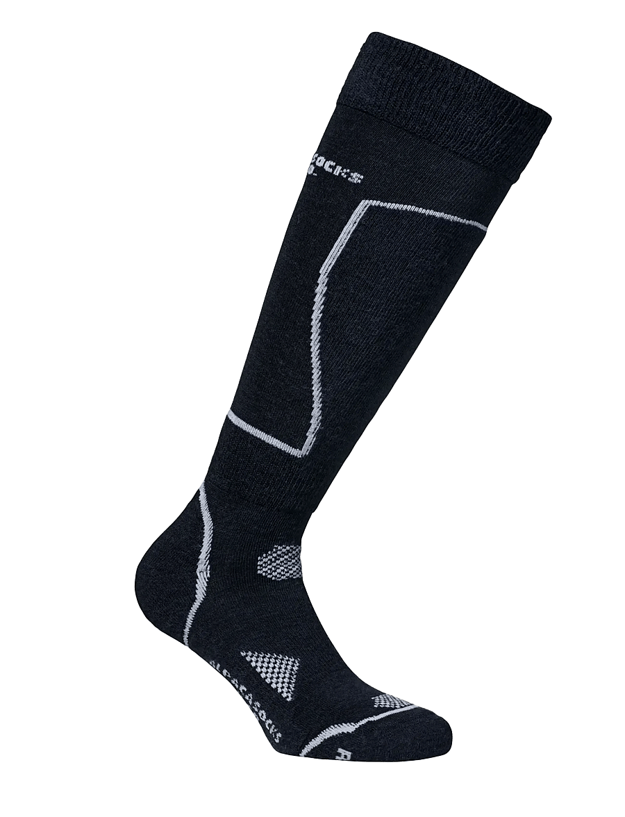 Alpacasocks&Co - Alpine Ski 1-pack - dark blue navy white white - 0