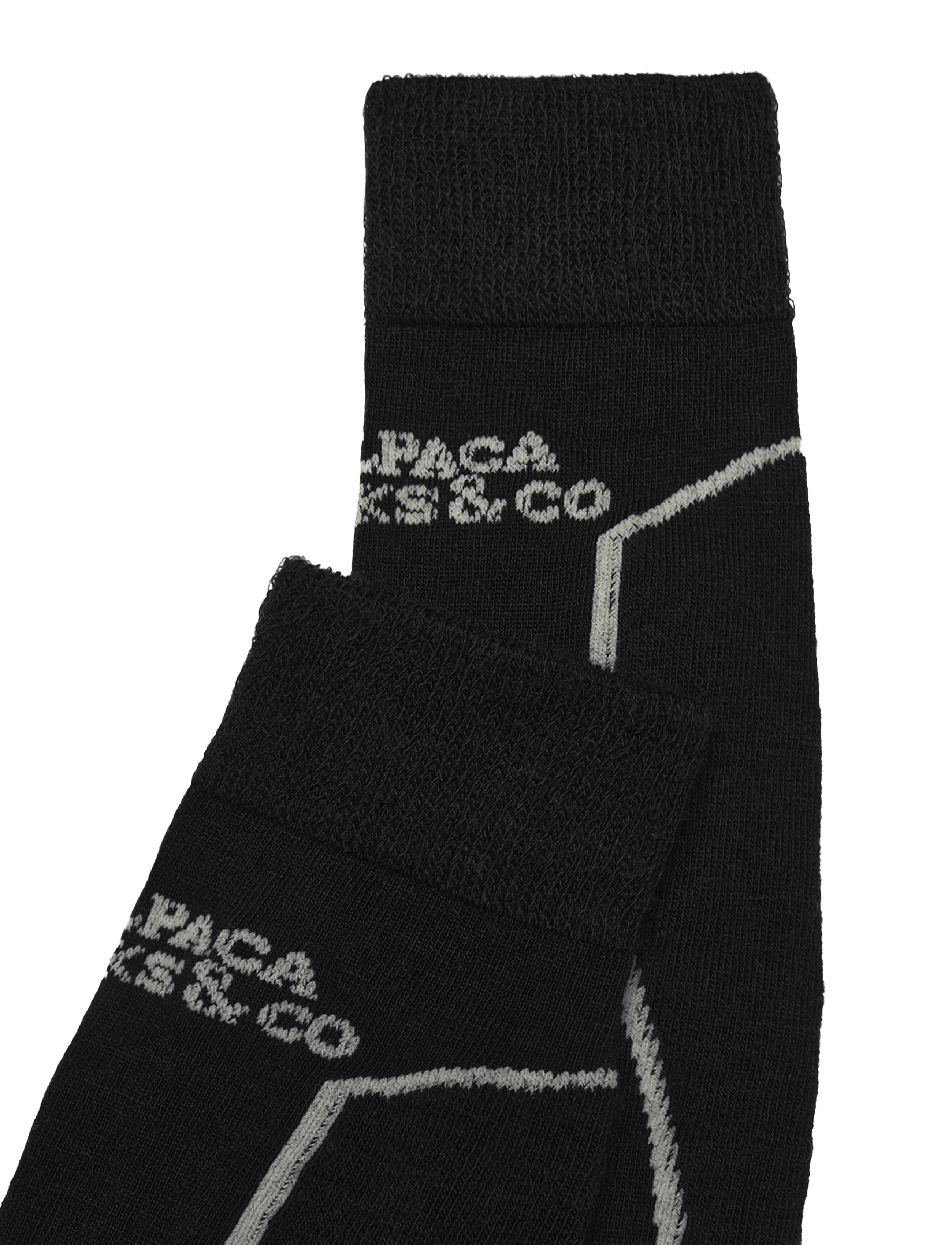 Alpacasocks&Co - Alpine Ski 1-pack - spordisokid - dark blue navy white white - 2