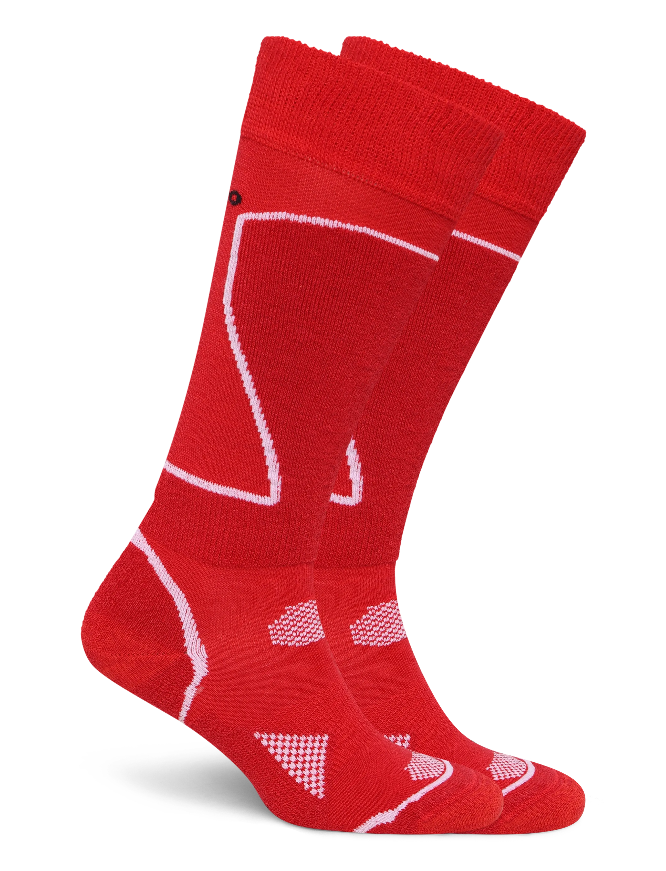 Alpacasocks&Co - Alpine Ski 1-pack - strümpfe - red white black - 1