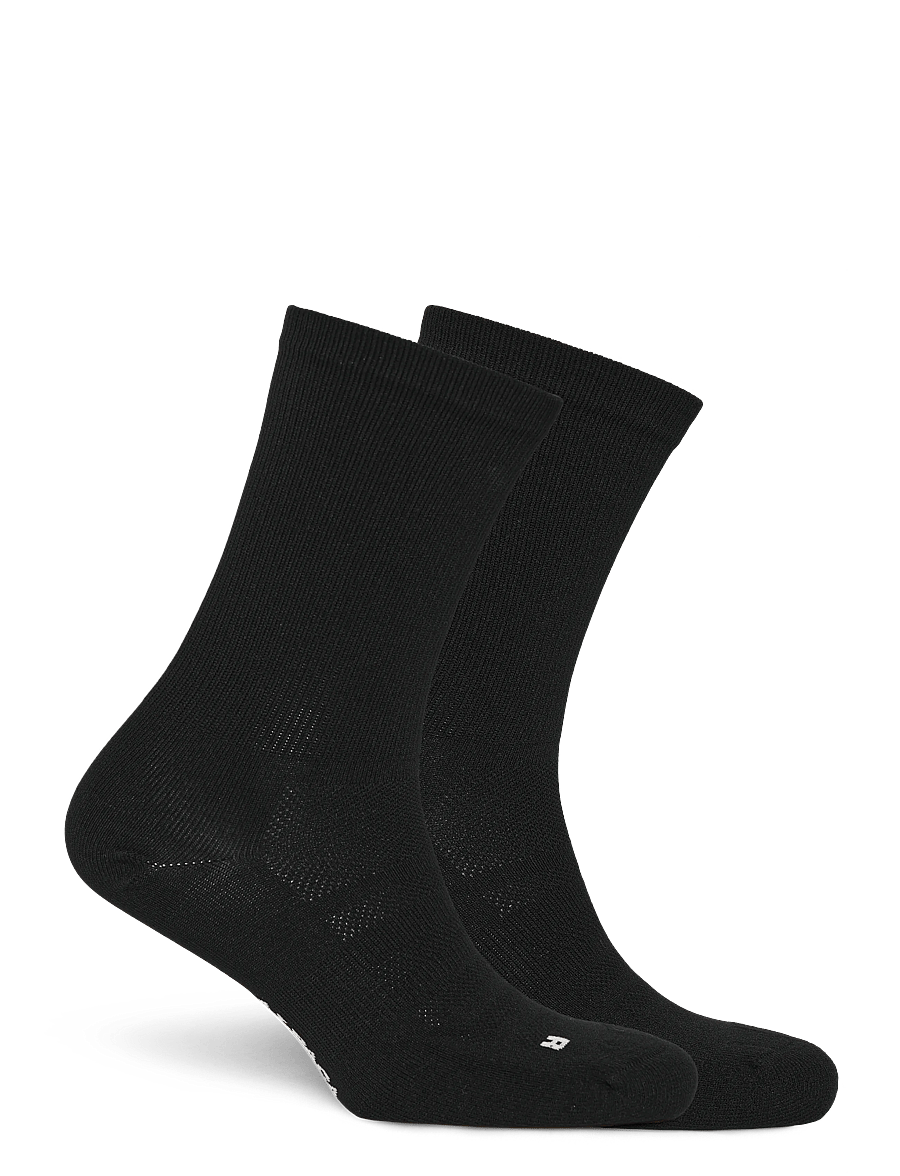 Alpacasocks&Co - Sport/ Running Sock 2-pack White - sportstrømper - black - 1