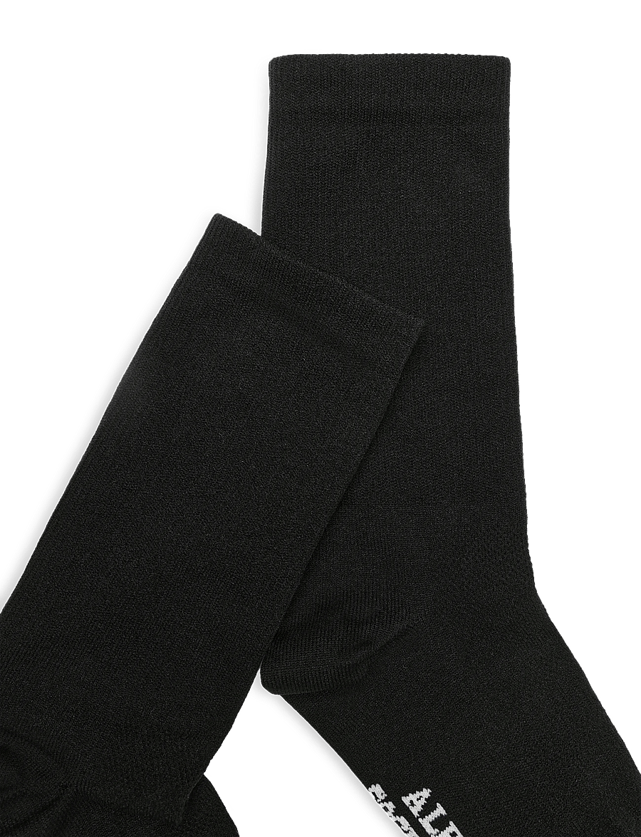 Alpacasocks&Co - Sport/ Running Sock 2-pack White - sportstrømper - black - 4