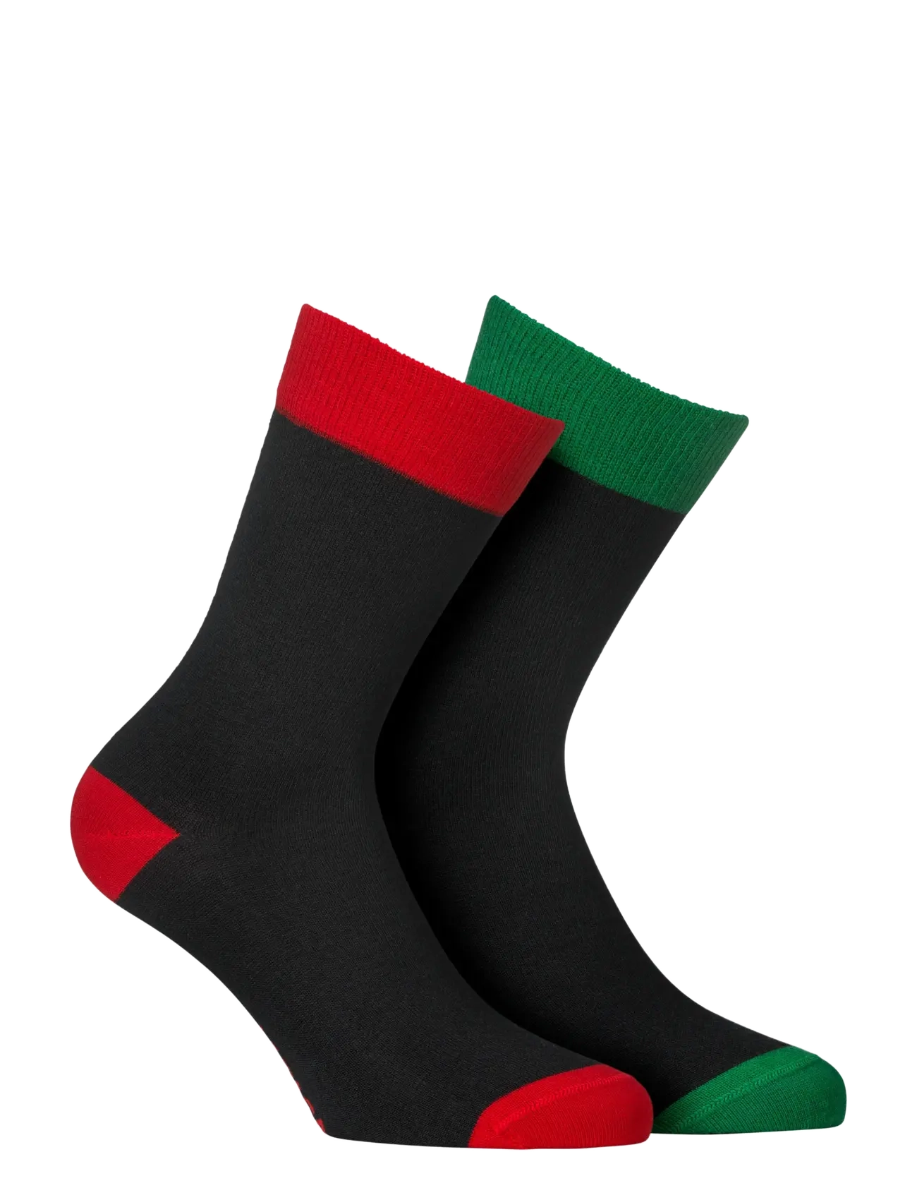 Alpacasocks&Co Merino Lifestyle 2-pack - Alpacasocks&Co - NERO/BASILICO (GREEN)/NERO-RUBINO(RED) / black