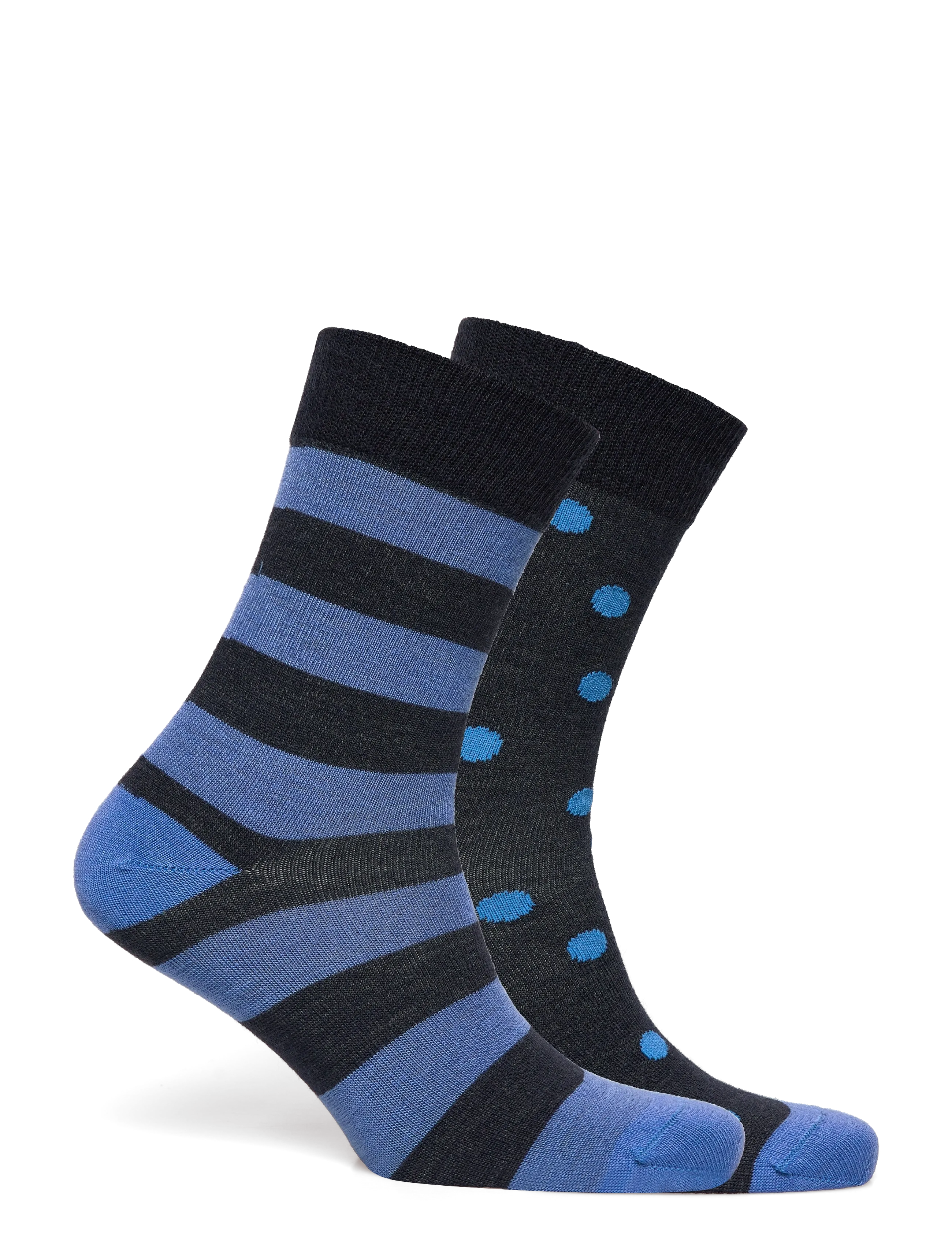 Alpacasocks&Co - Merino Lifestyle 2-pack - crew sokken - blu/azul - 1