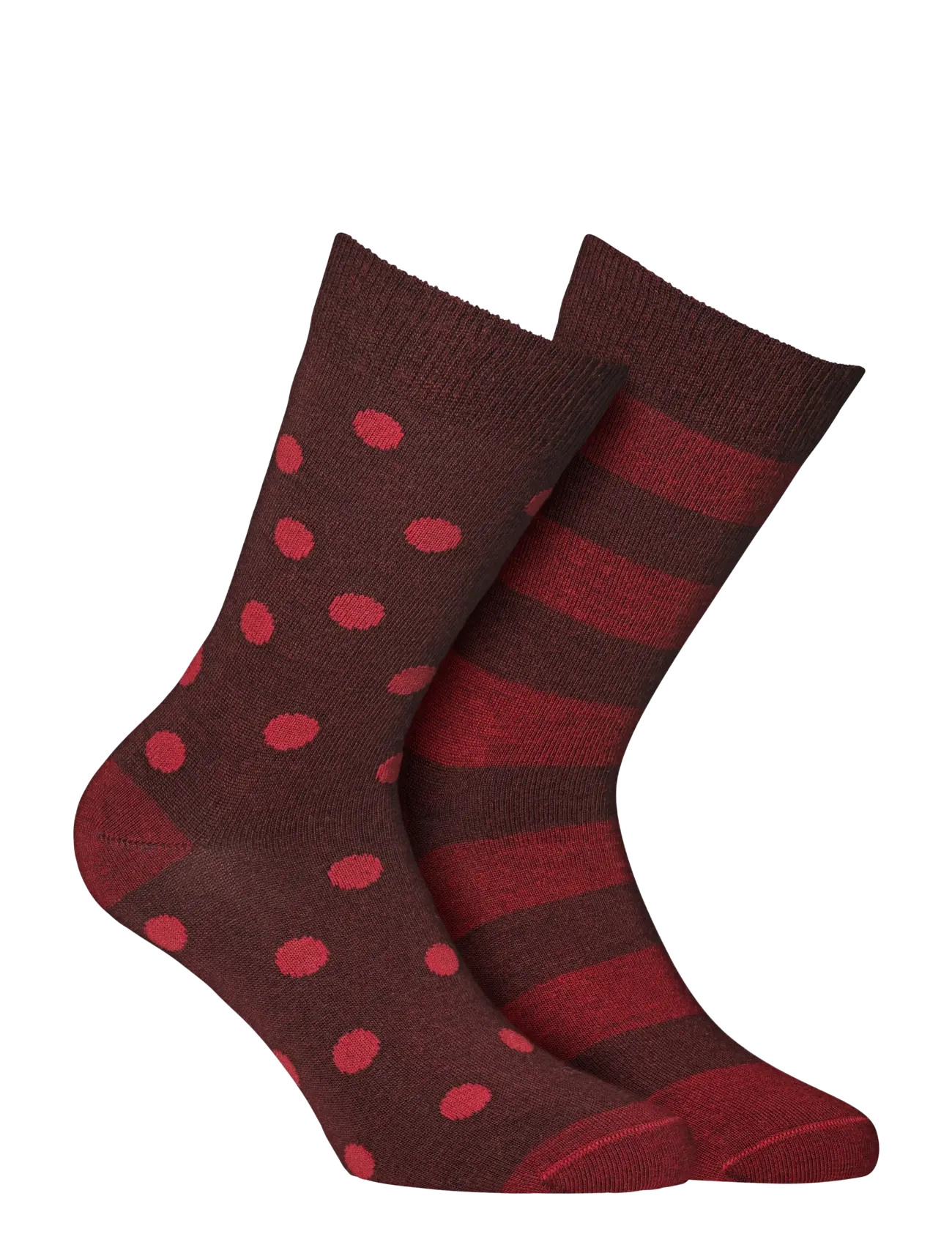 Alpacasocks&Co Merino Lifestyle 2-pack - Alpacasocks&Co - BURGUNDY/TEJA / burgundy