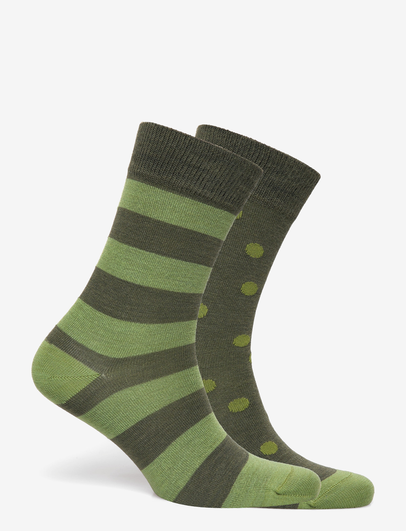 Alpacasocks&Co - Merino Lifestyle 2-pack - crew-socken - salvia/salvia - 1