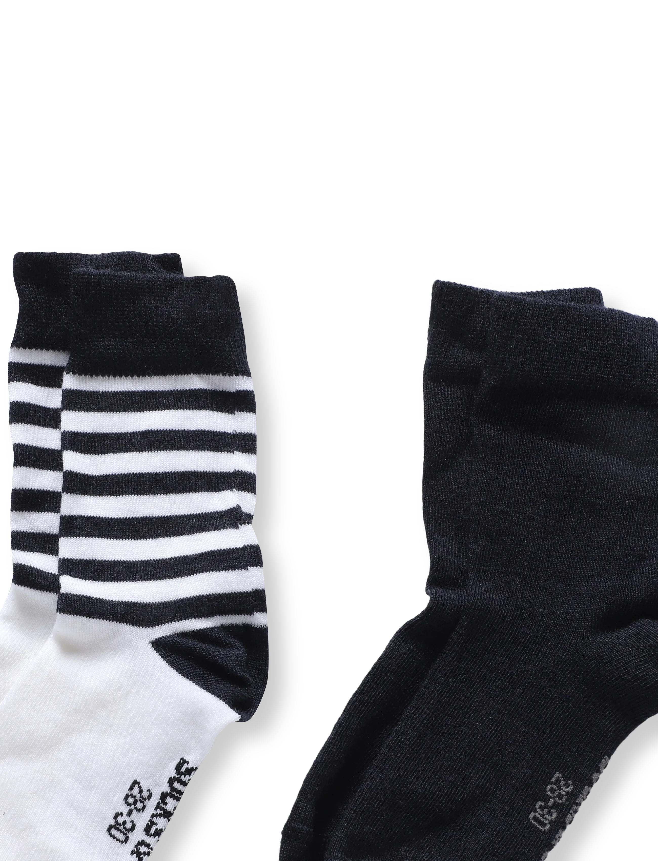 Alpacasocks&Co - Merino Lifestyle Kids 2-pack - strümpfe - superbianco marino stripes/marino solid - 2
