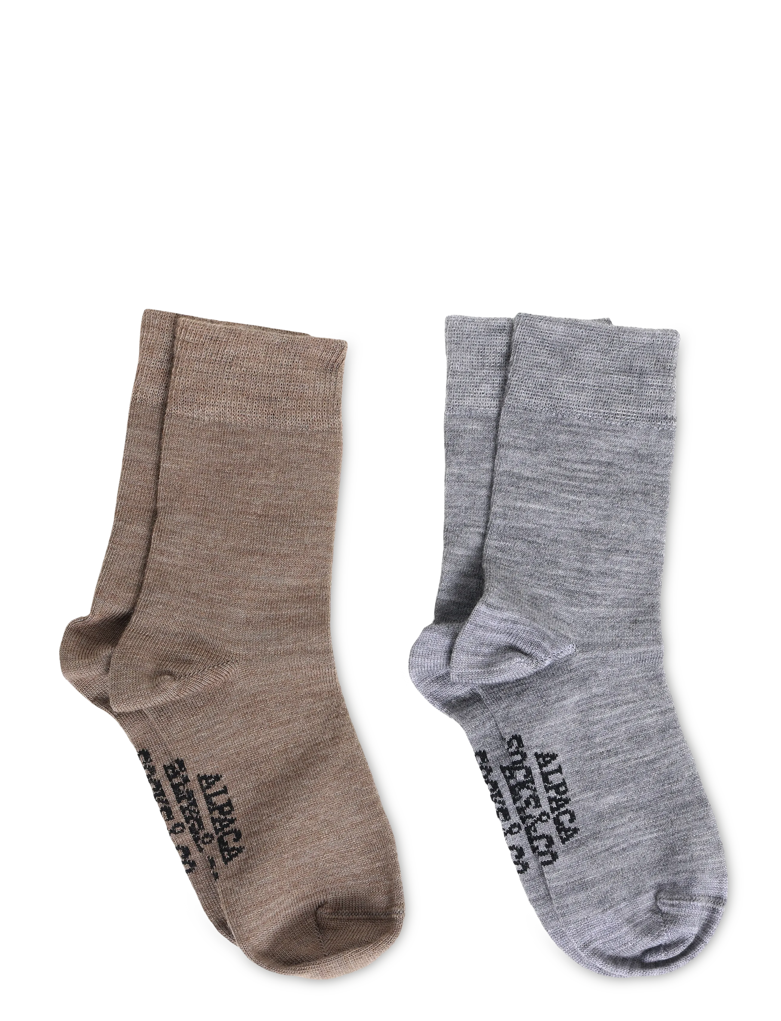 Alpacasocks&Co - Merino Lifestyle Kids 2-pack - strümpfe - argento solid/glacÉ solid - 1