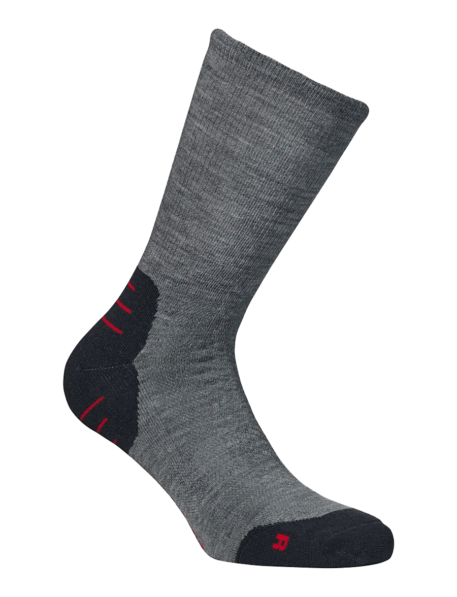 Alpacasocks&Co - Merino Tech Hiking Crew 1-pack - argento - 0