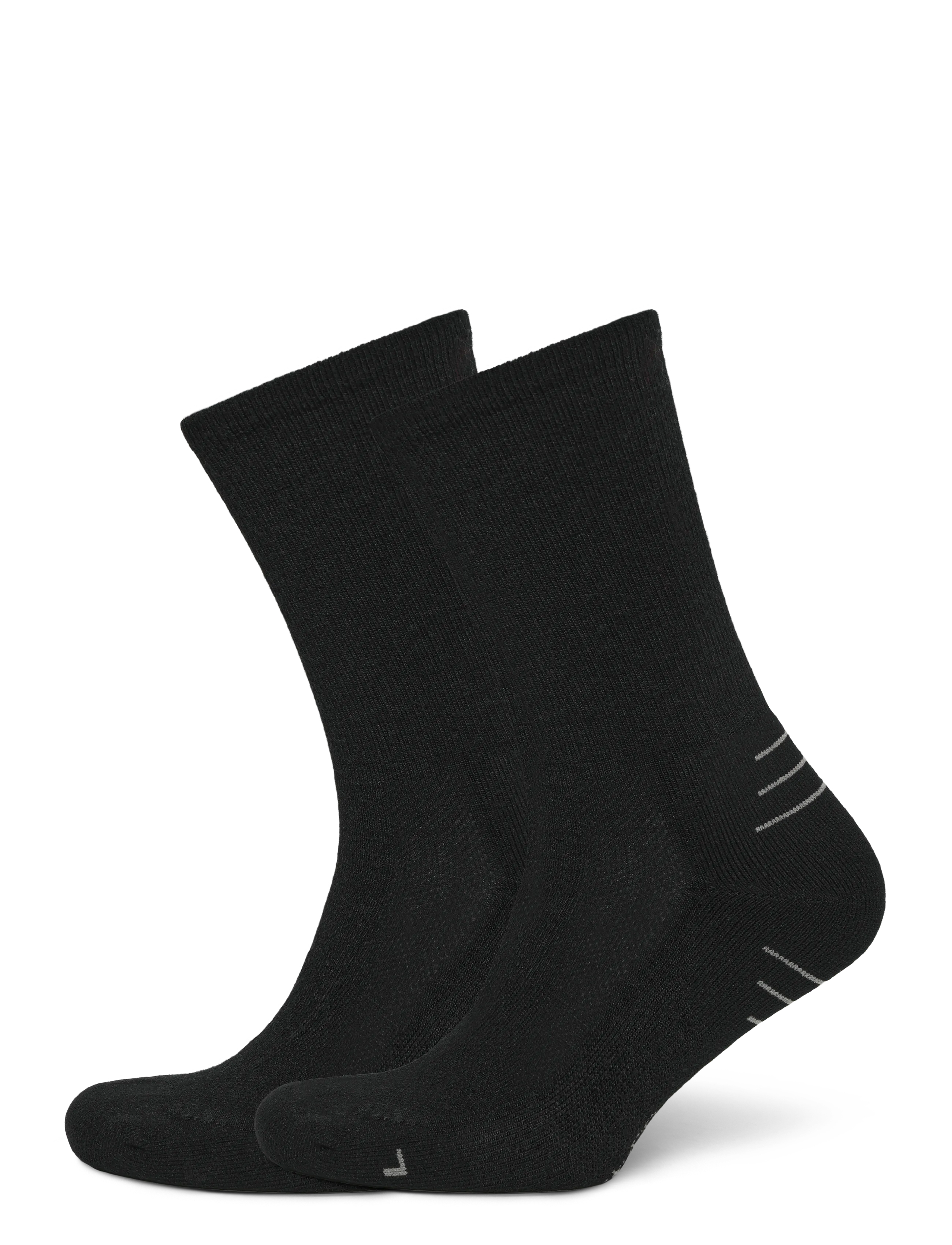 Alpacasocks&Co Merino Tech Hiking Crew 1-pack - Strømper - NERO / black